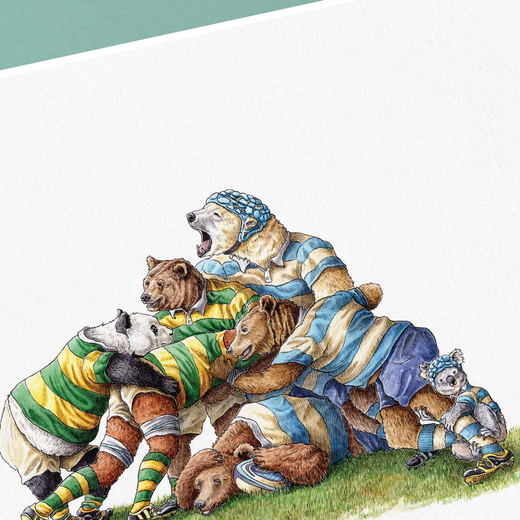 A Maul Of Bears Print