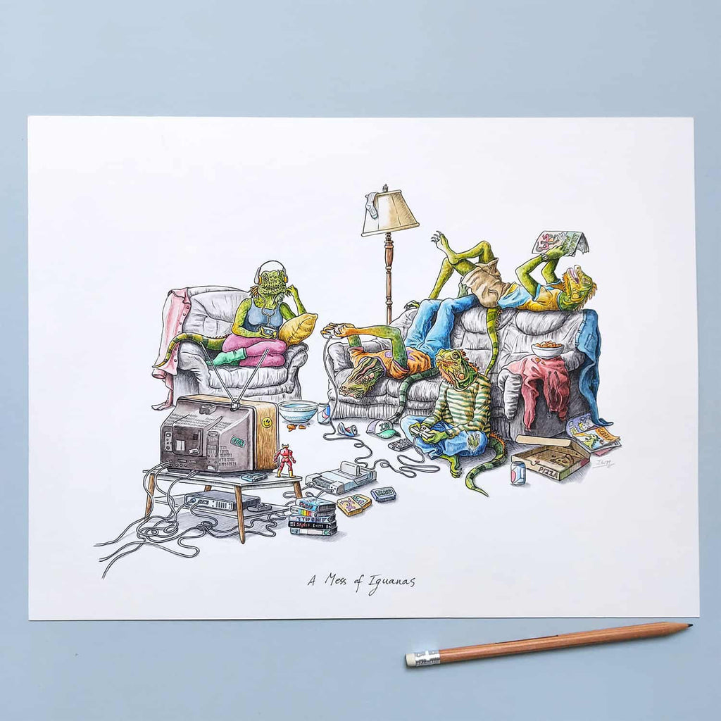 A Mess of Iguanas Original