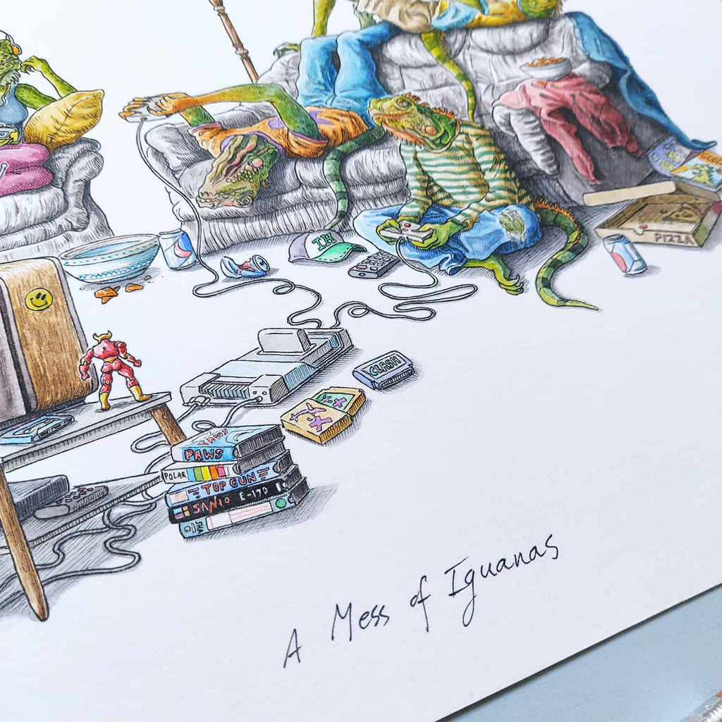 A Mess of Iguanas Original