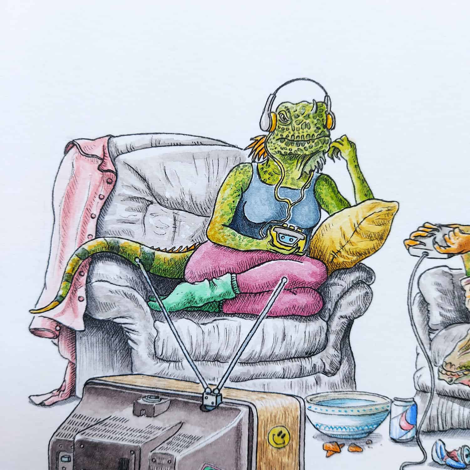 A Mess of Iguanas Original