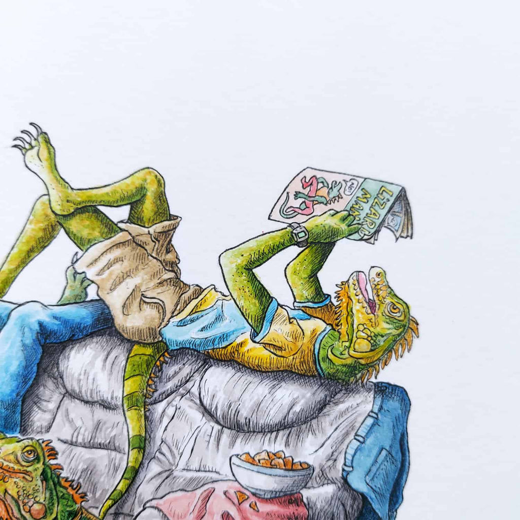 A Mess of Iguanas Original