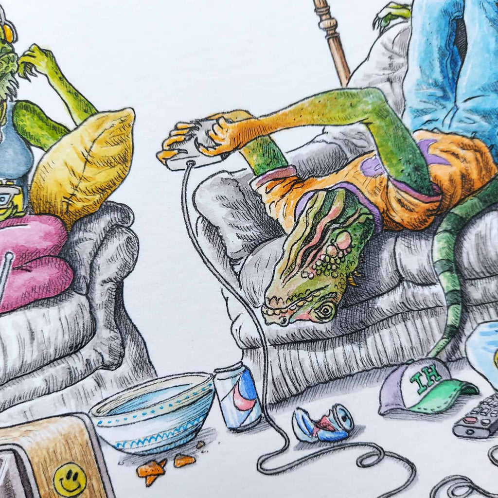 A Mess of Iguanas Original