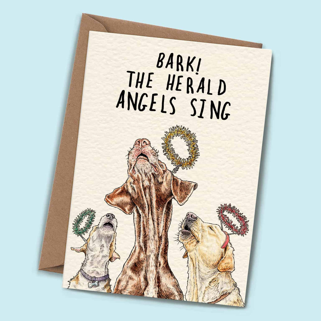 Bark The Herald Angels Sing Card
