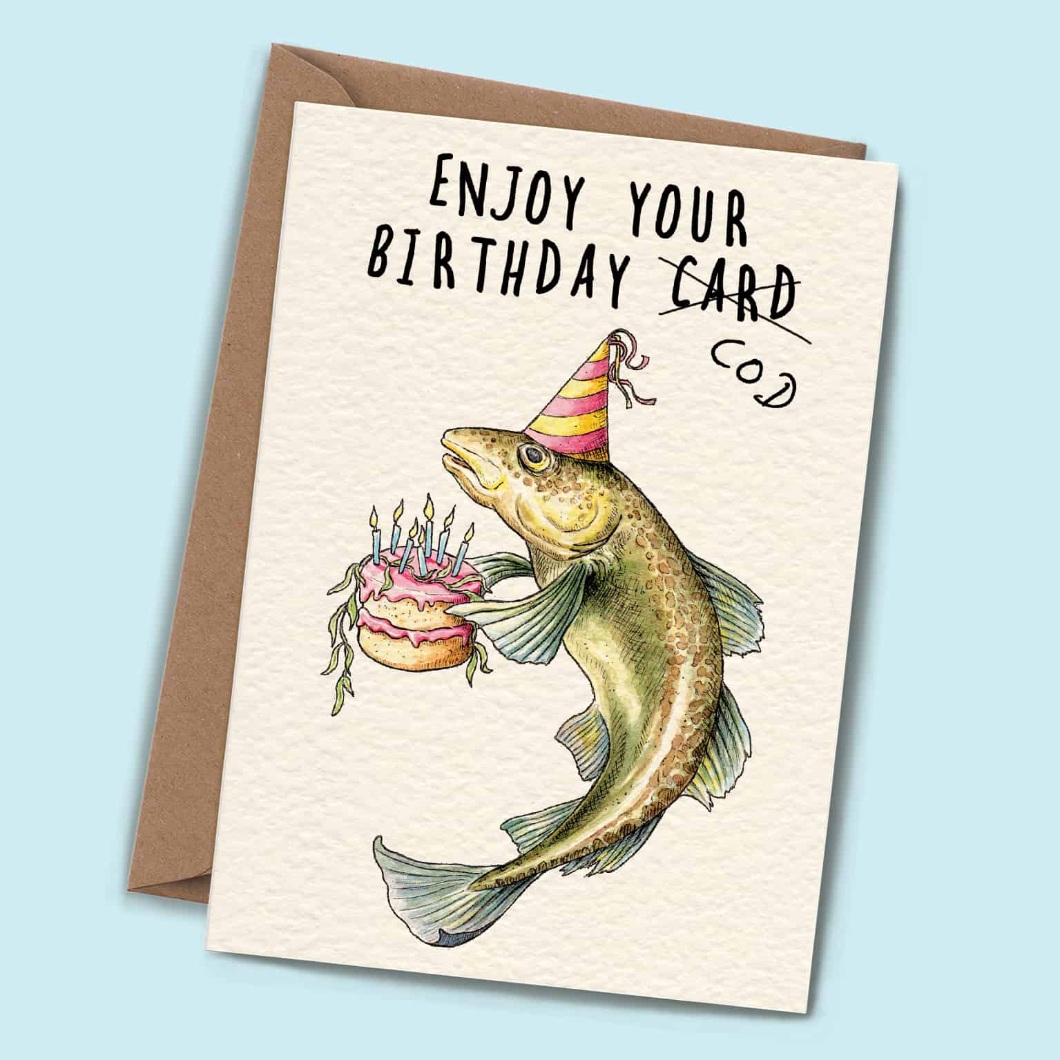 Birthday Cod Card