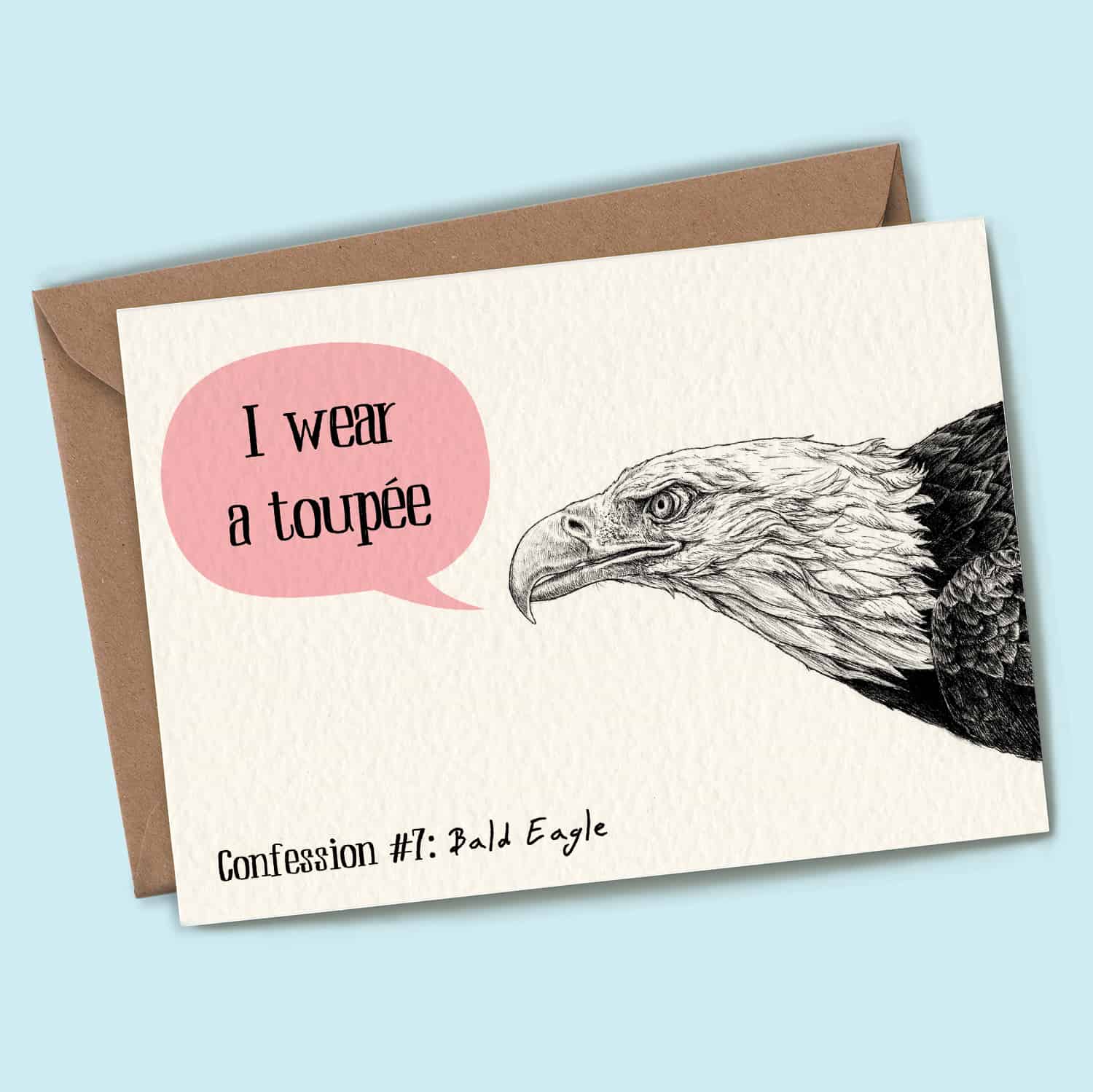 Bald Eagle Confession Card