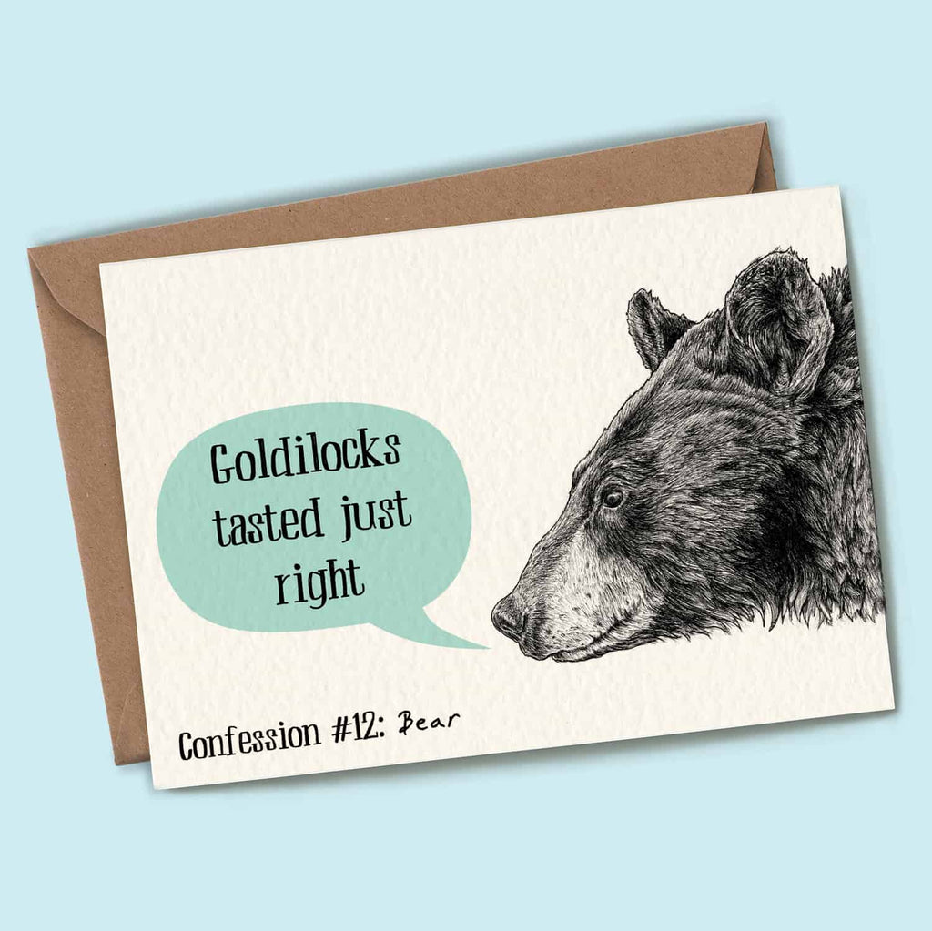 Bear Confession Card