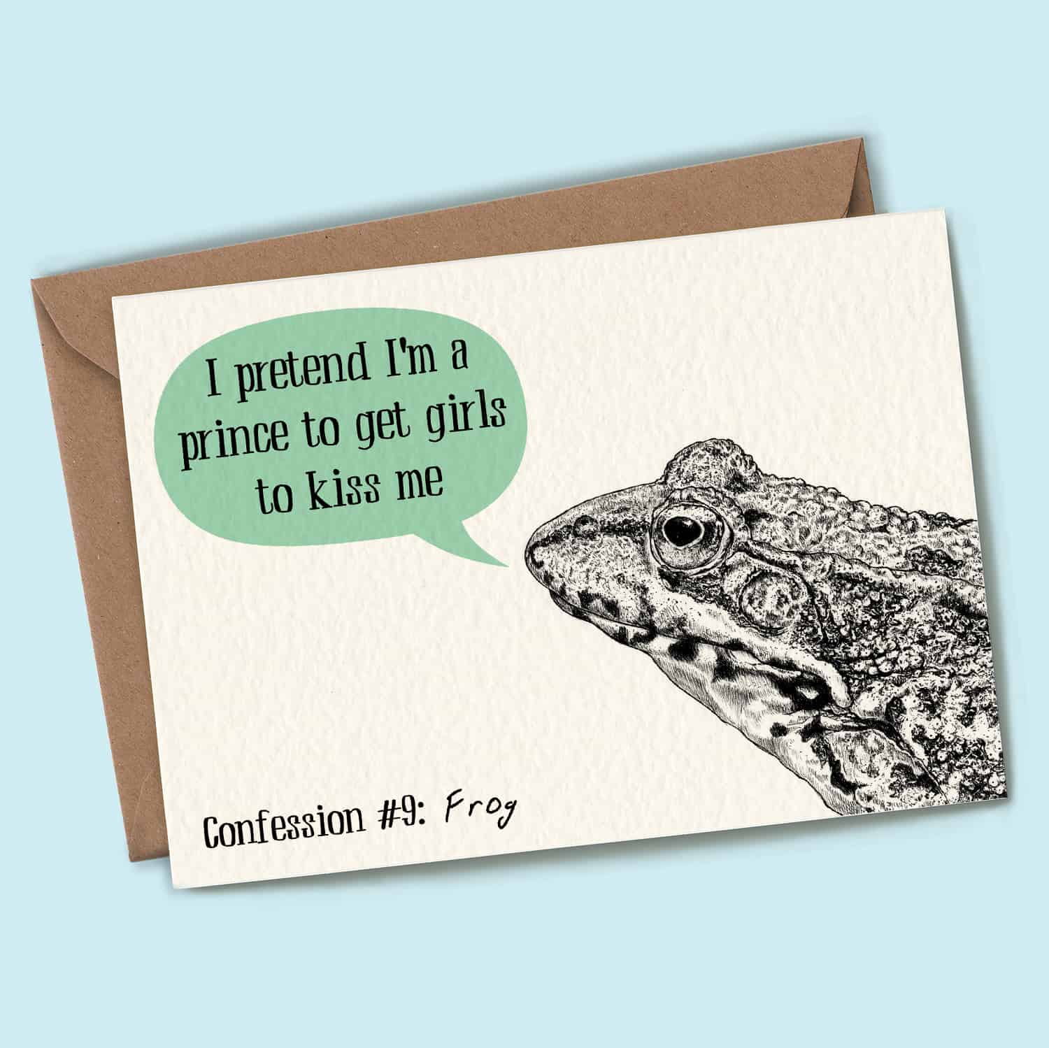 Frog Confession Card