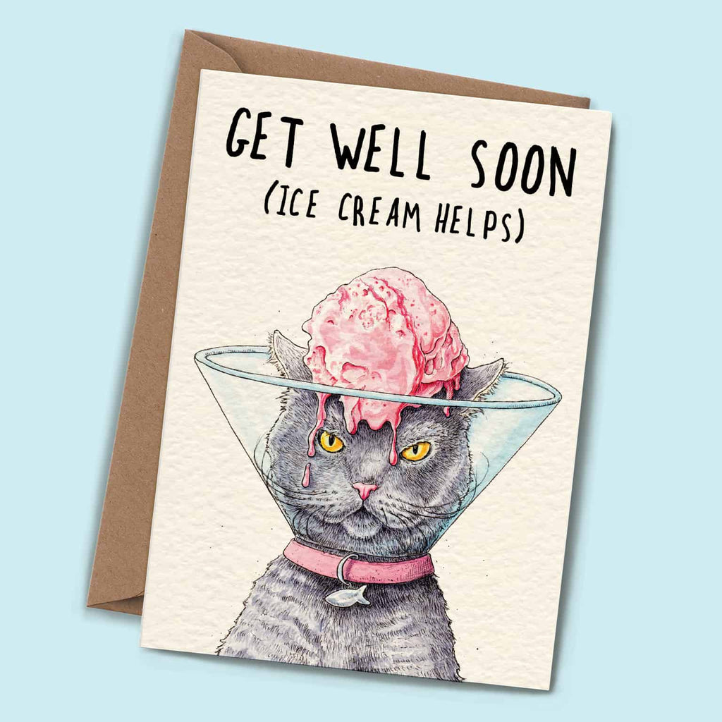 Cat Cone Card