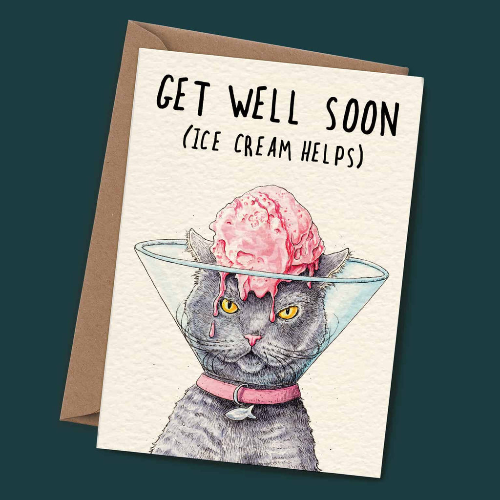 Cat Cone Card