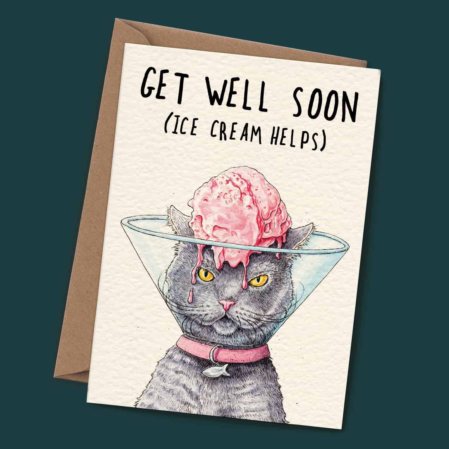 Cat Cone Card