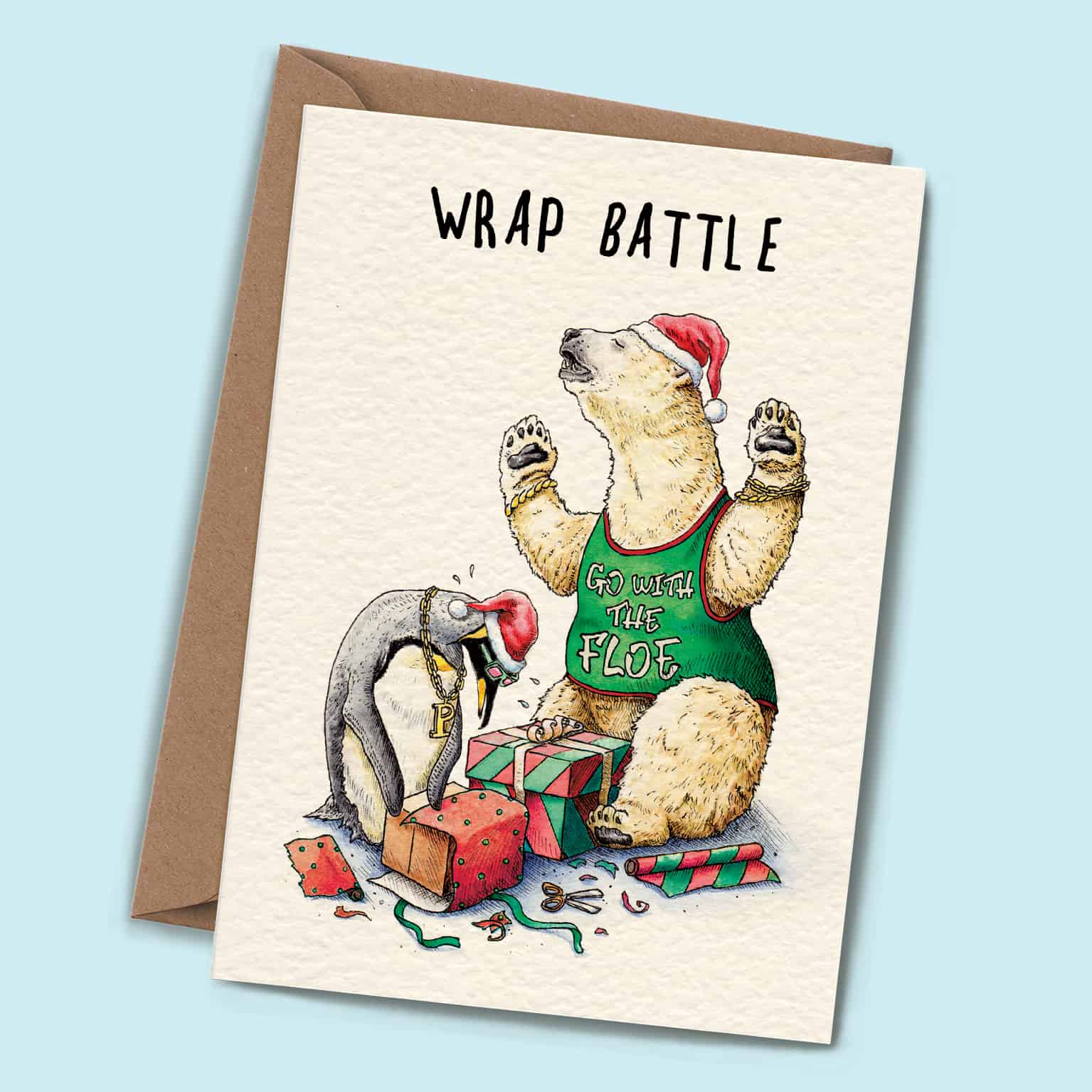 Christmas Wrap Battle Card
