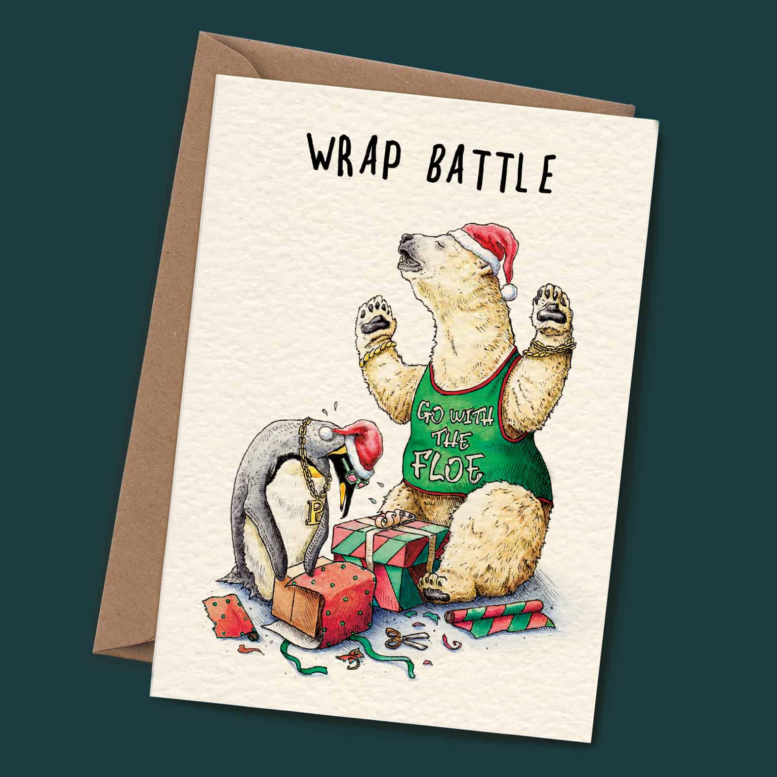 Christmas Wrap Battle Card