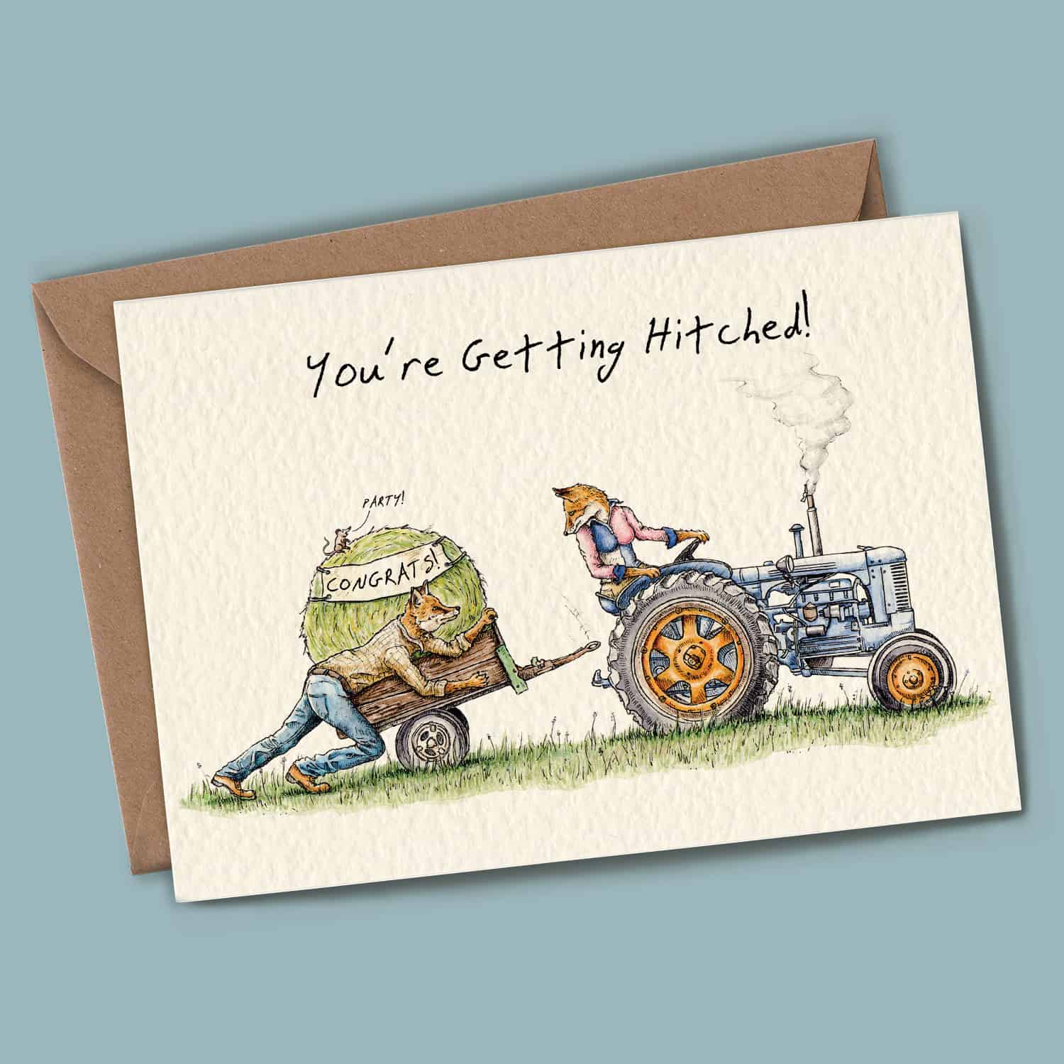 Getting Hitched Card