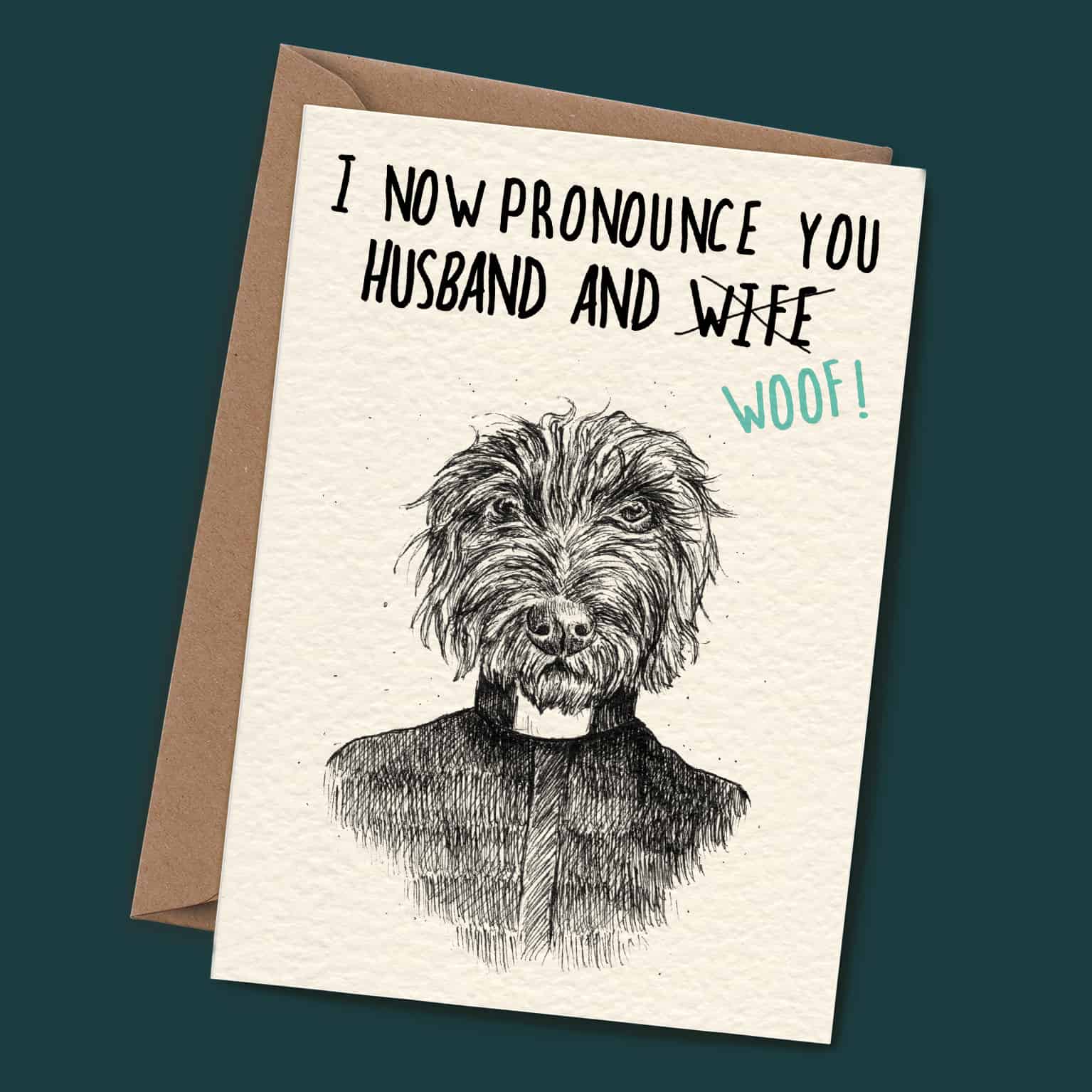 Husband and Woof Card