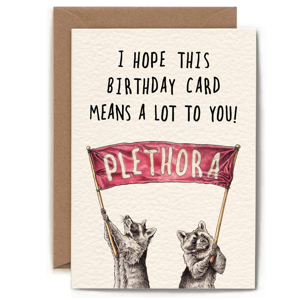 Plethora Birthday Card
