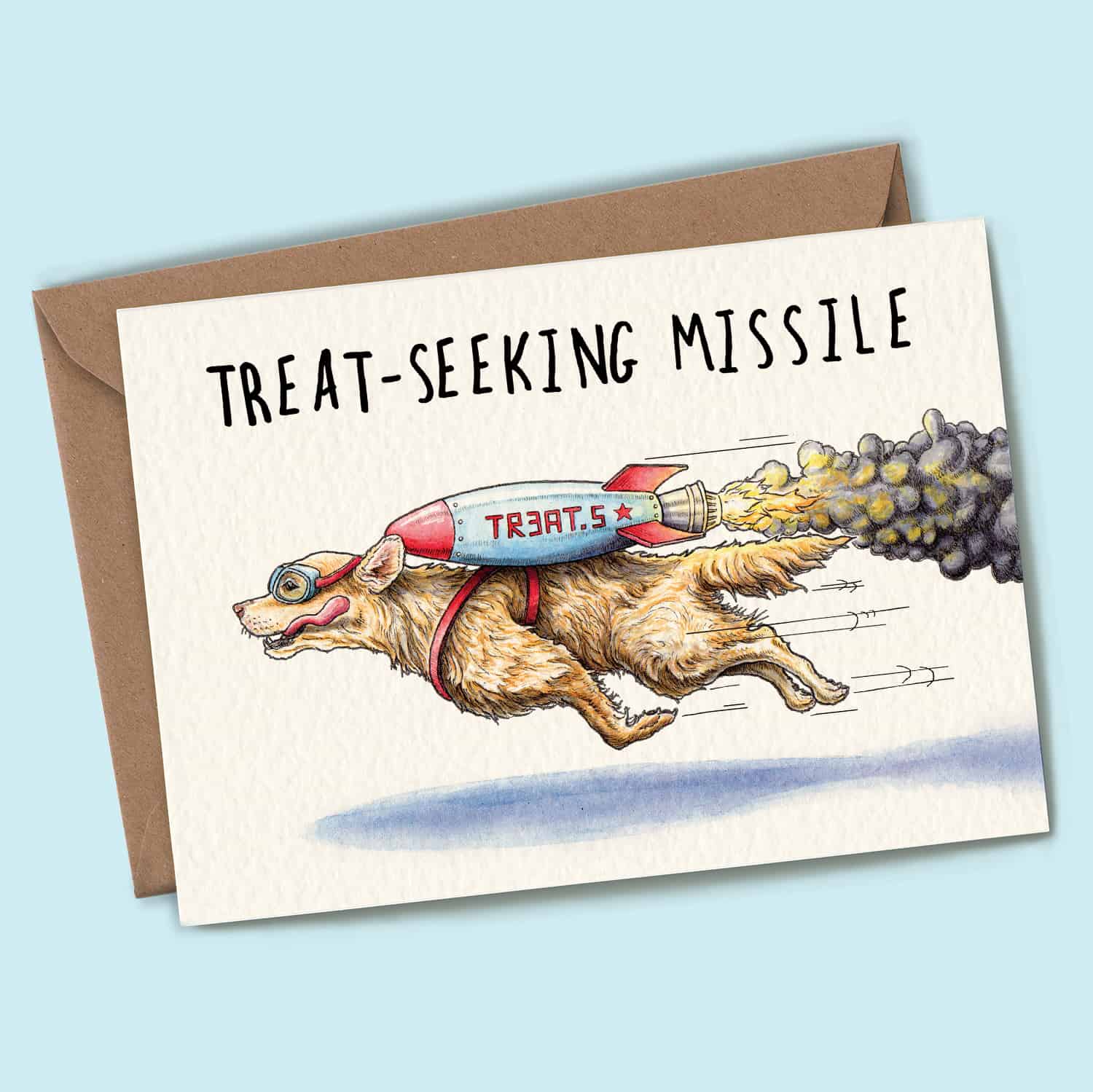 Treat Seeking Missile Card