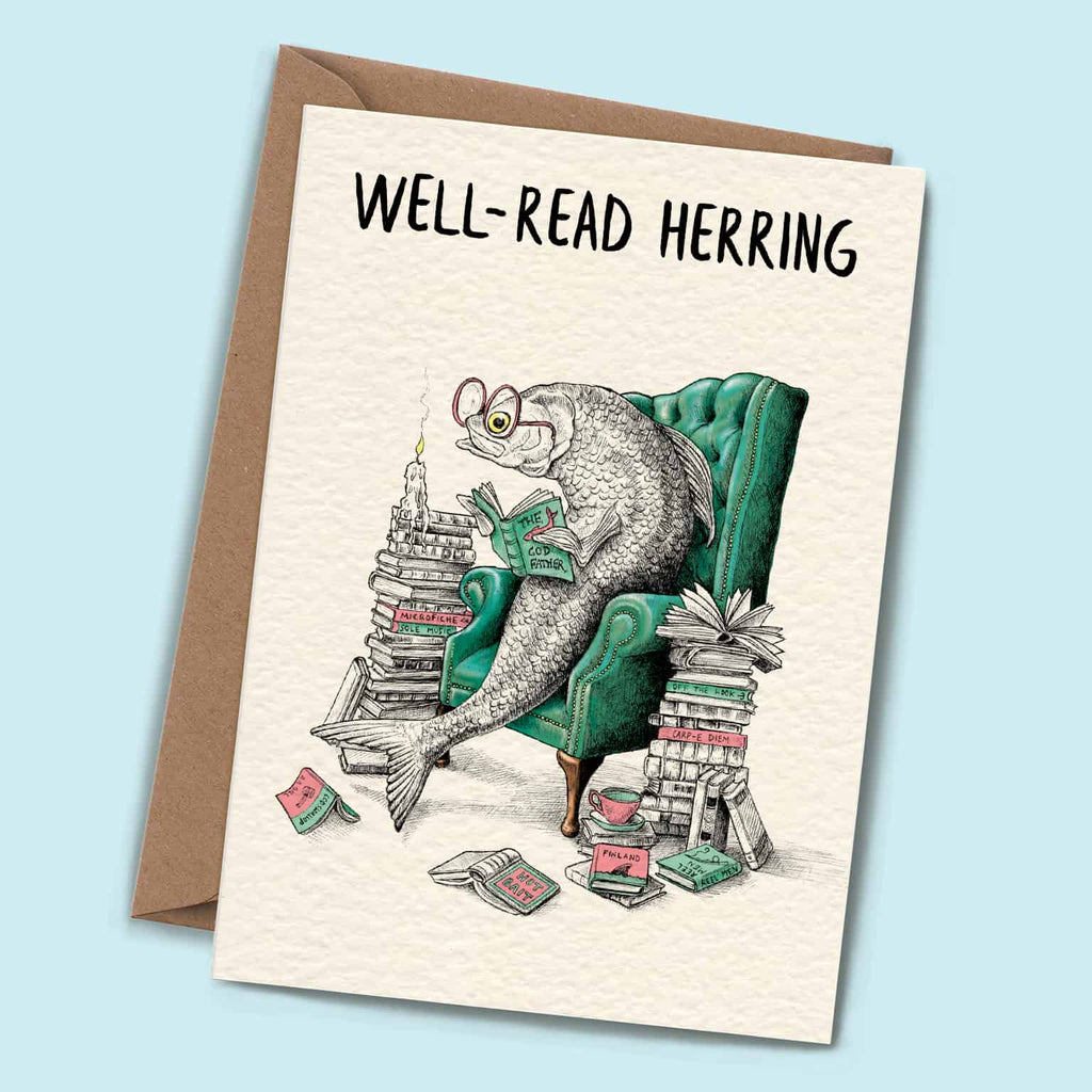 Well Read Herring card