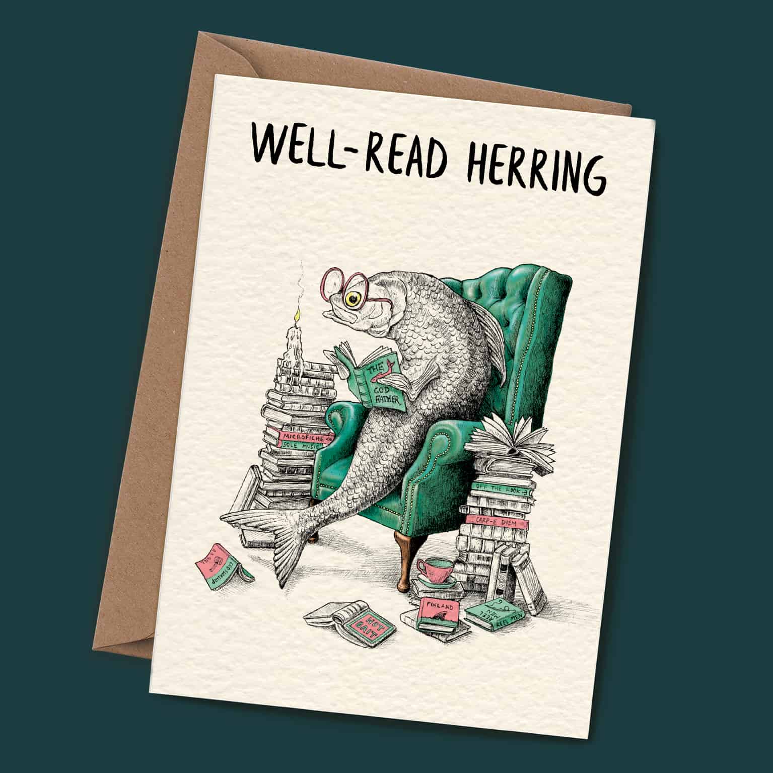 Well Read Herring card
