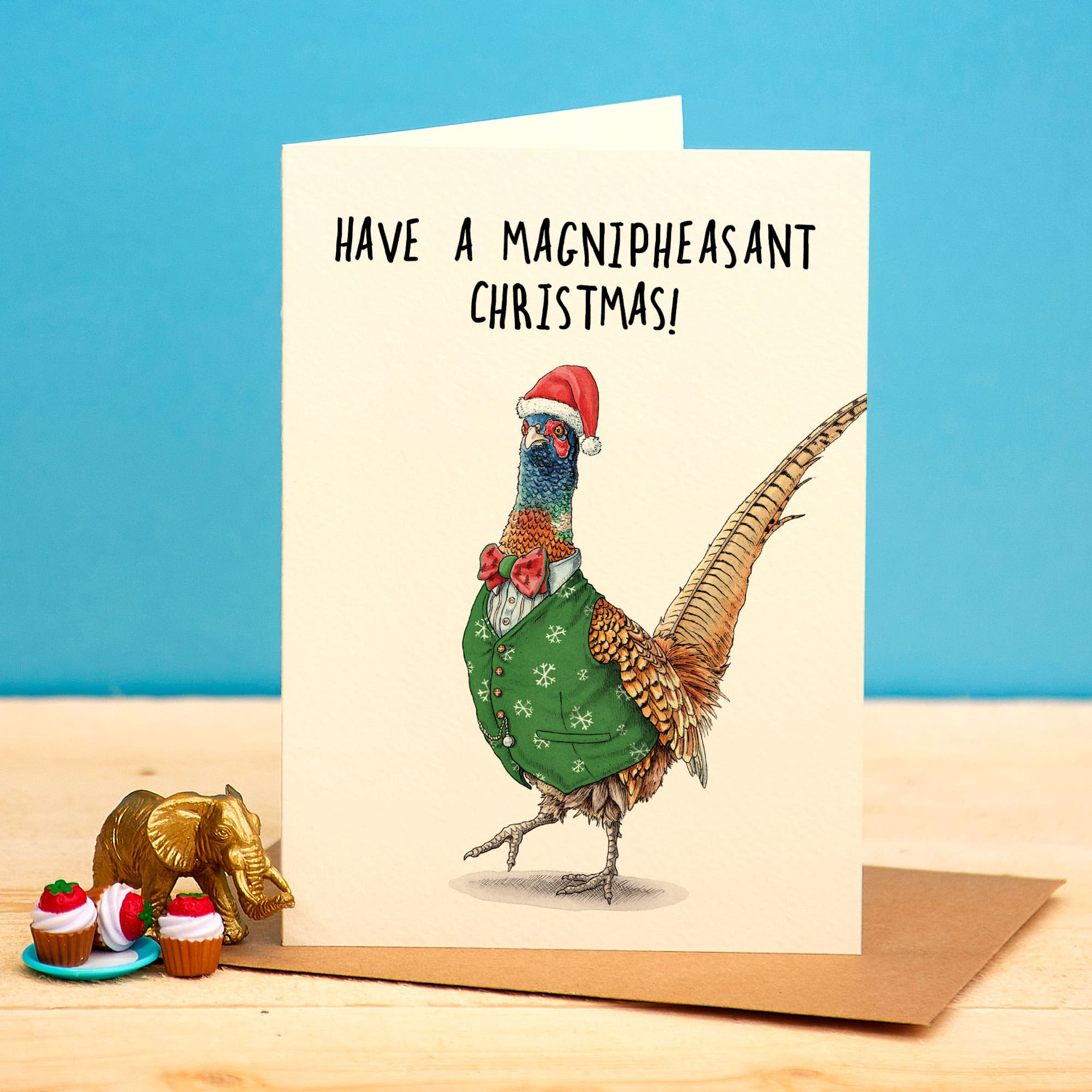 Magnipheasant Christmas Card