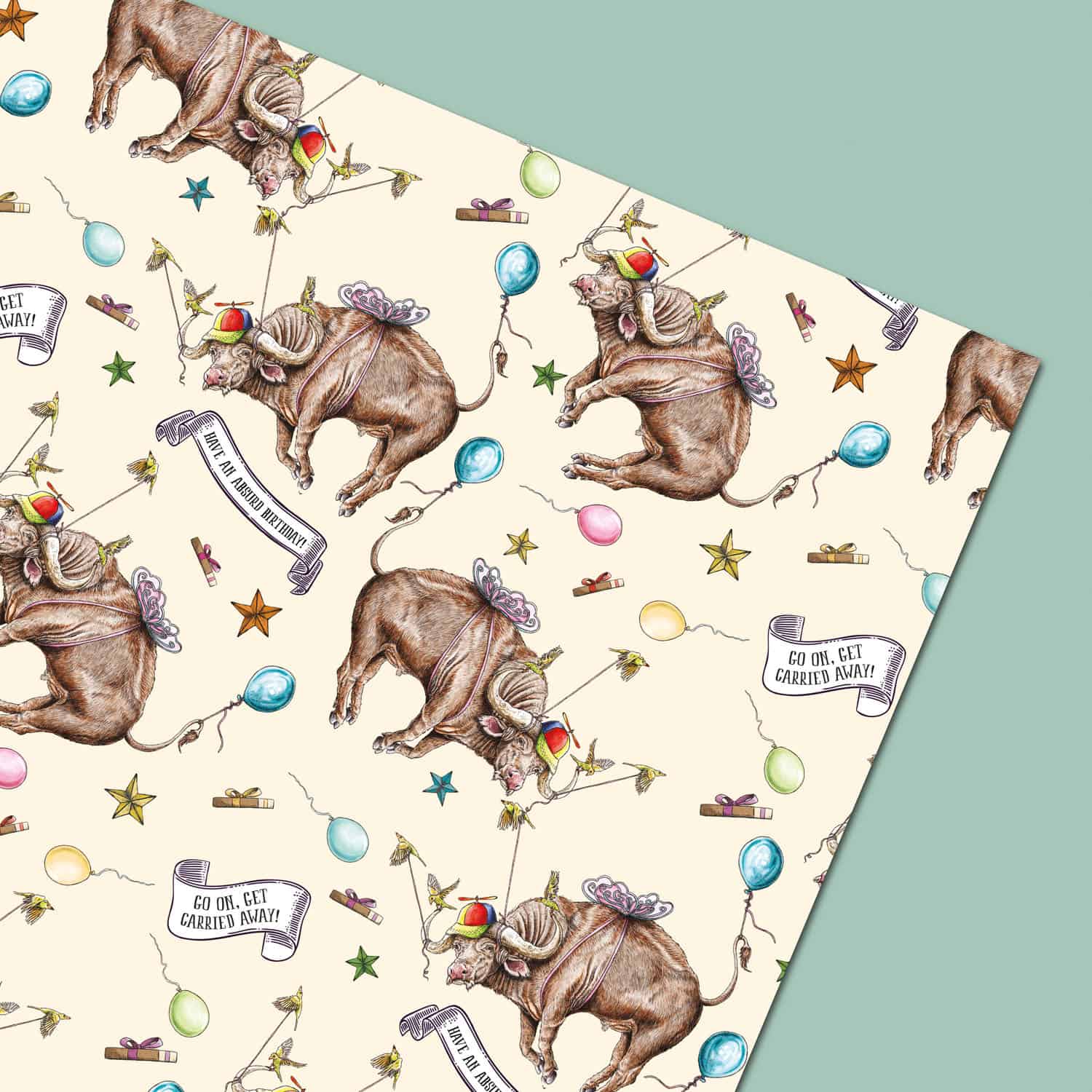 Buffalo Wings Gift Wrap