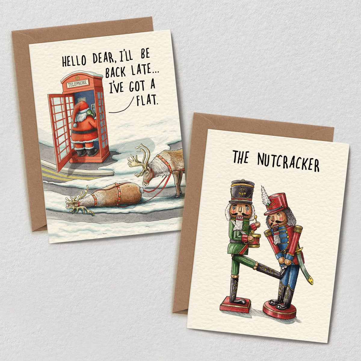 Ho Ho... Oh Dear! Set - Set of 6 Christmas Cards