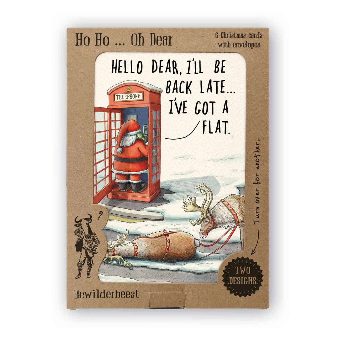 Ho Ho... Oh Dear! Set - Set of 6 Christmas Cards