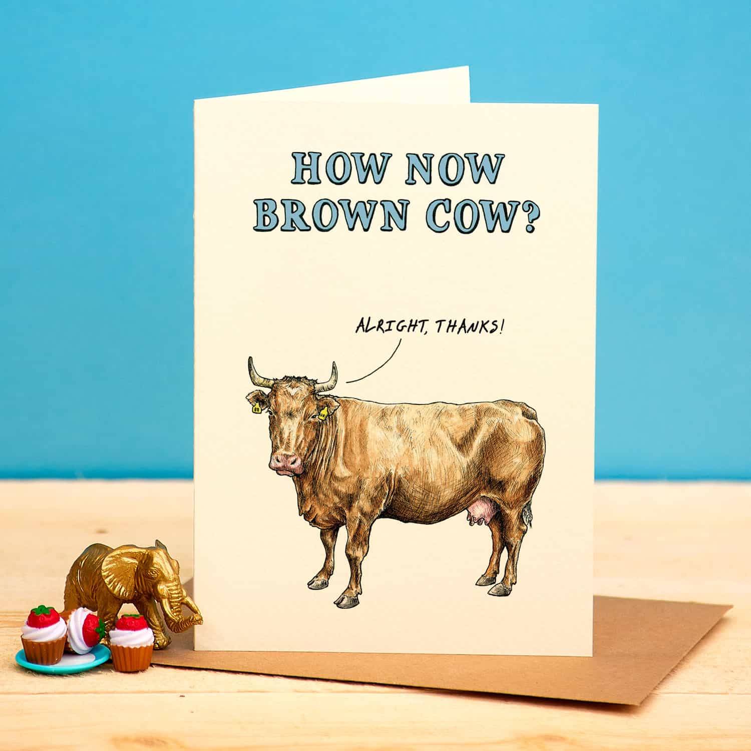 How Now Brown Cow Card