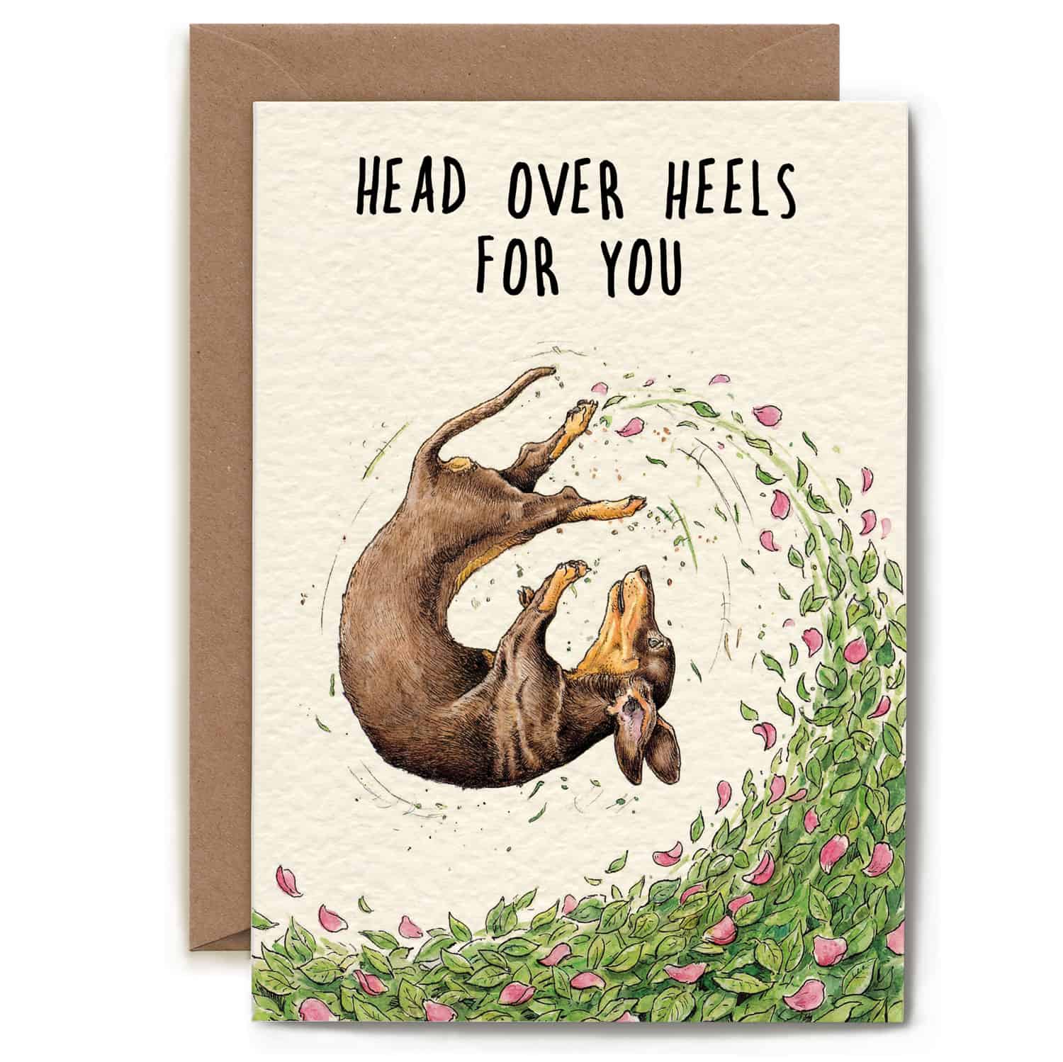 Head Over Heels Card