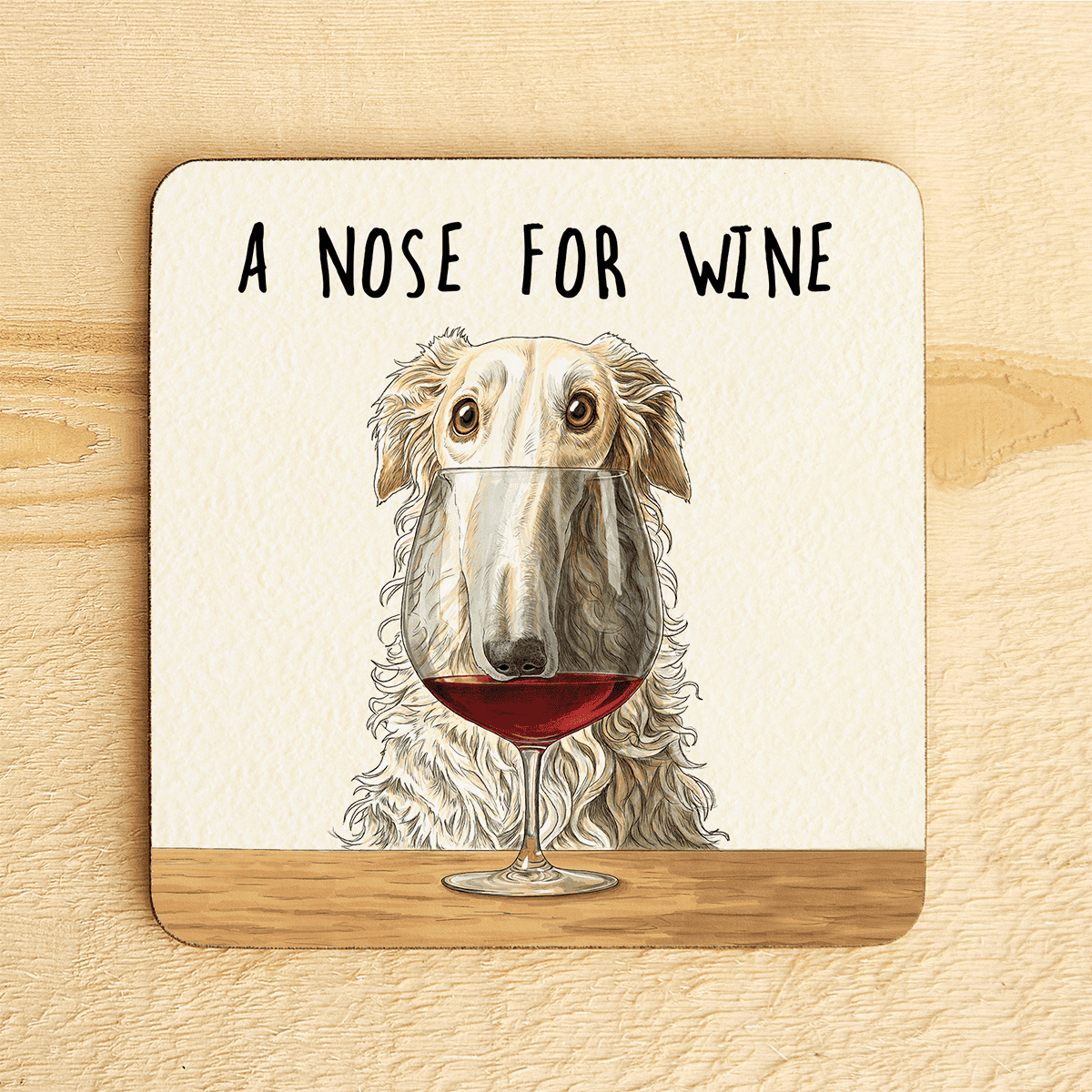 Nose For Wine Coaster