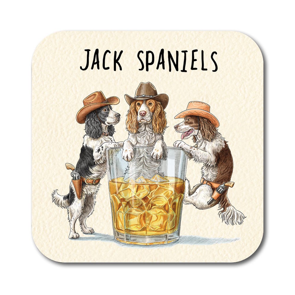 Jack Spaniels Coaster