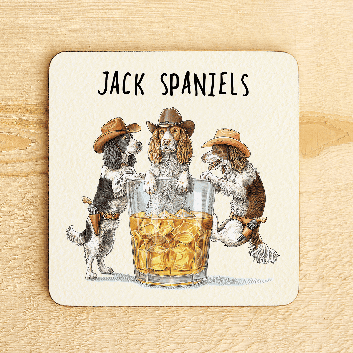 Jack Spaniels Coaster