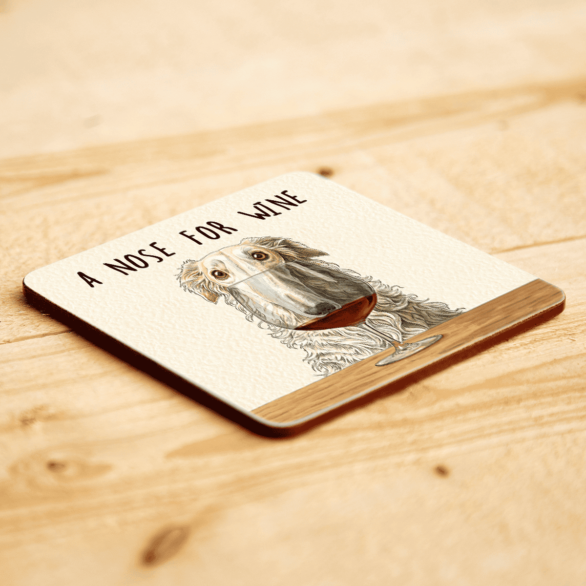 Nose For Wine Coaster