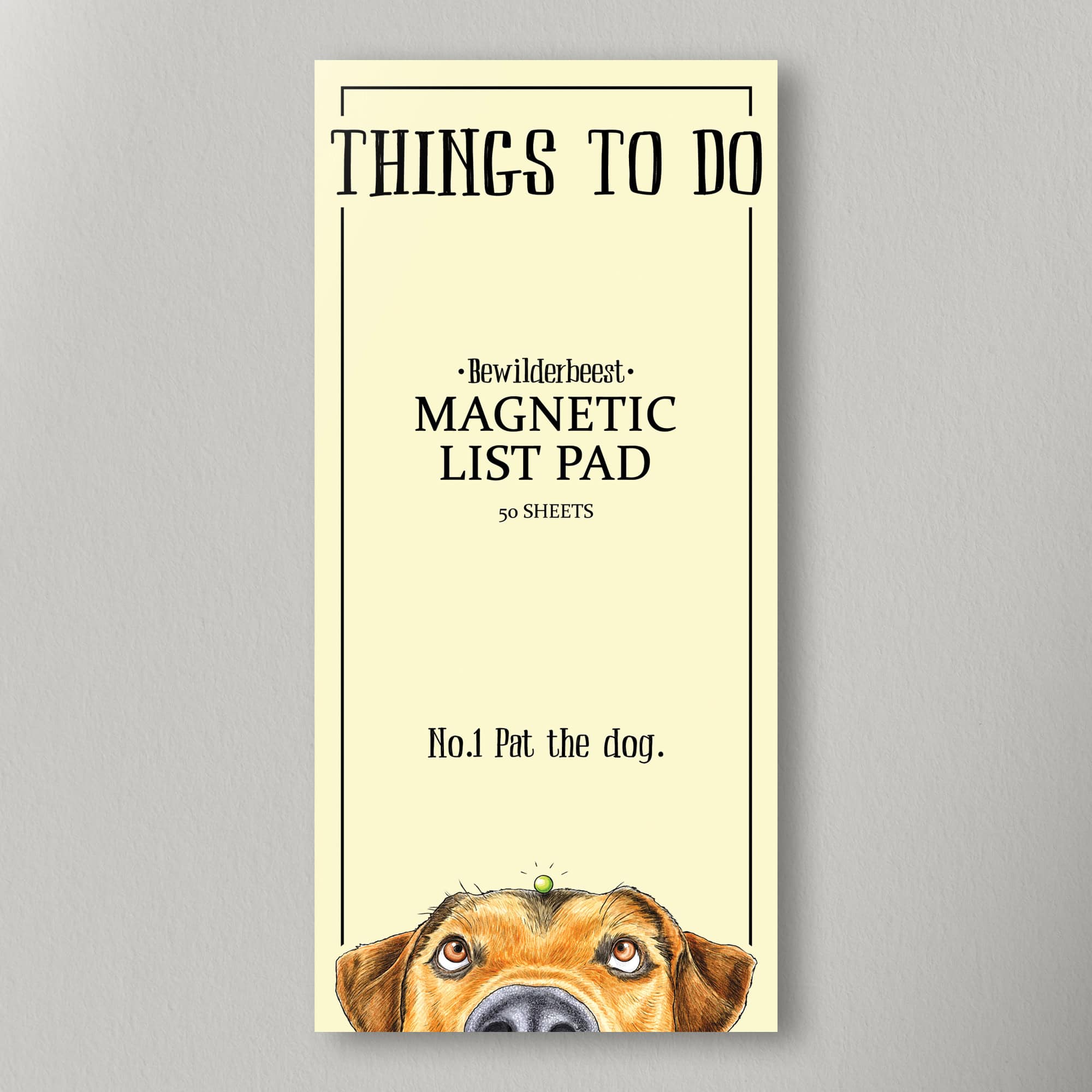 Pat The Dog Magnetic List Pad