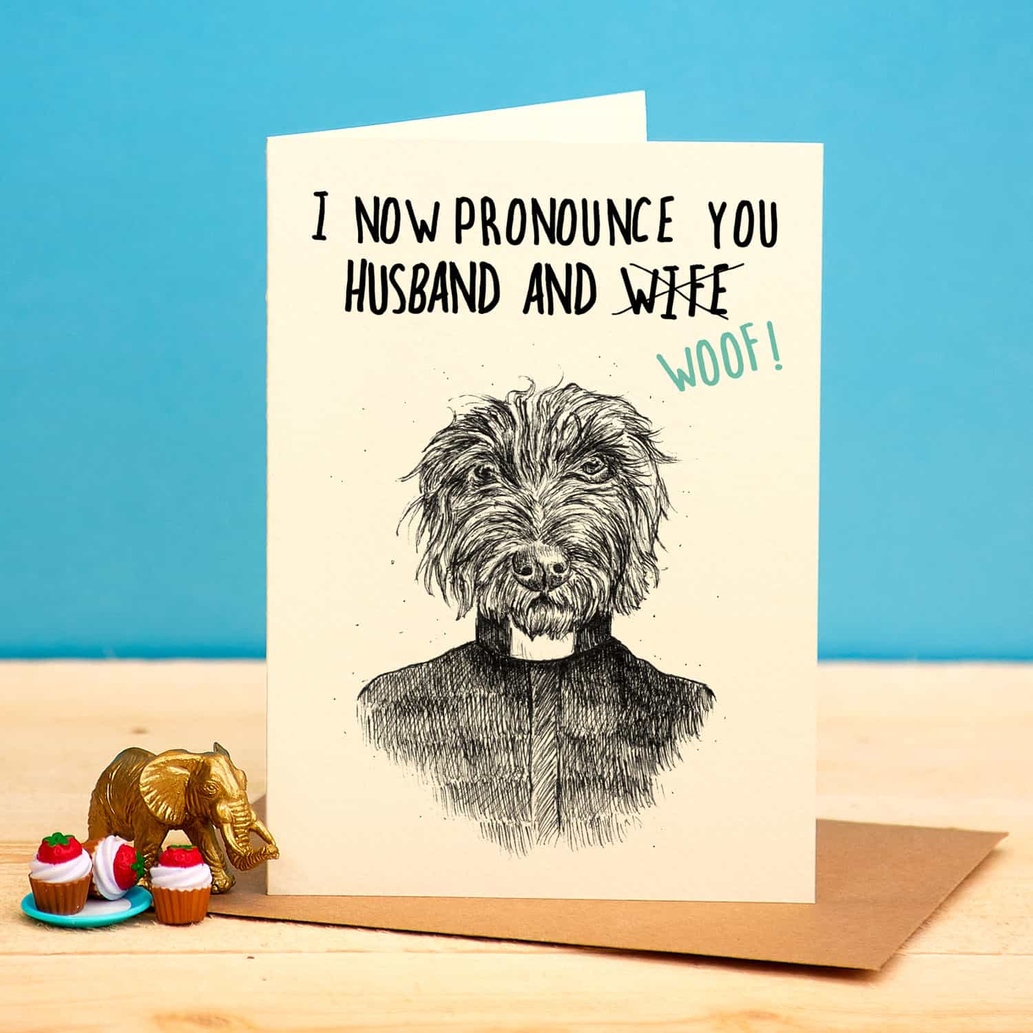 Husband and Woof Card