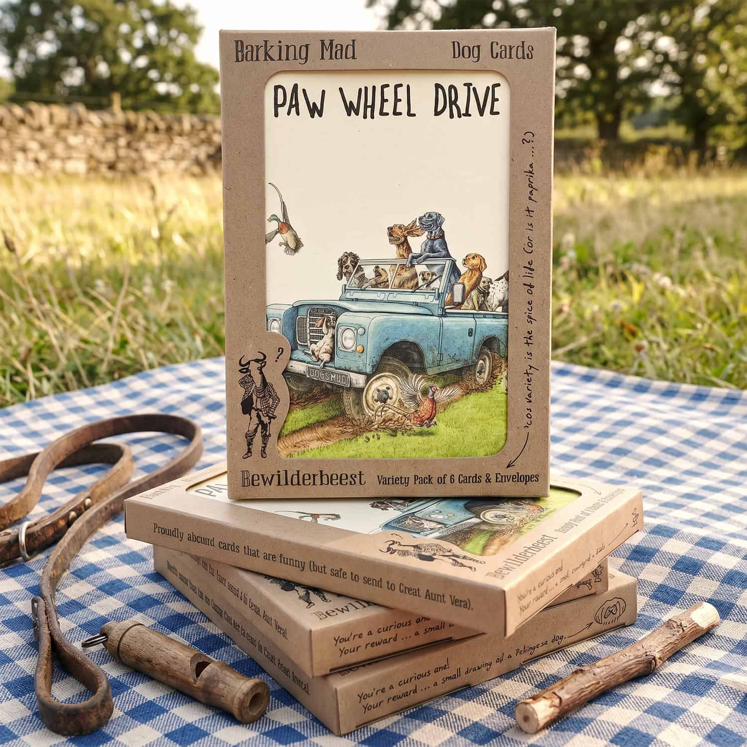 Barking Mad Set - Set of 6 Dog Cards