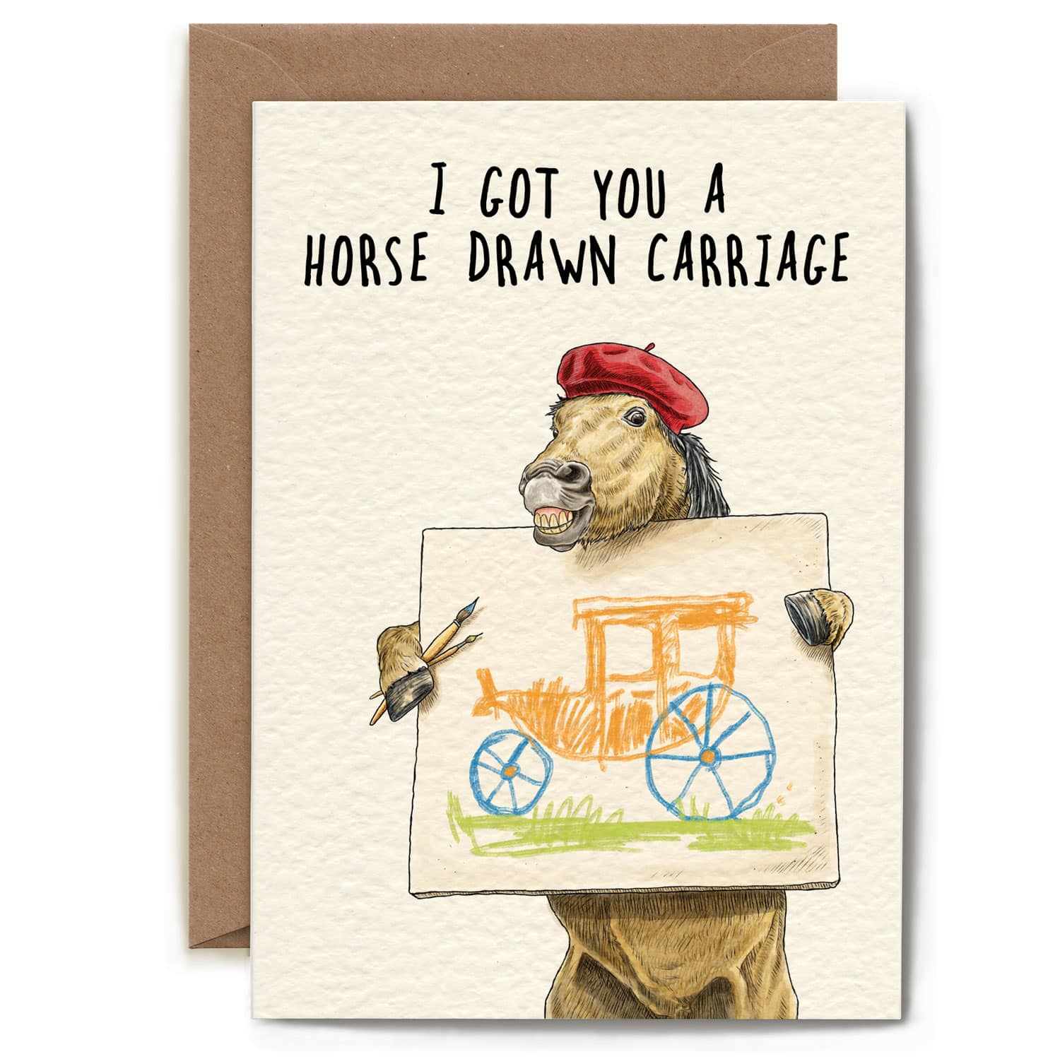 Horse Drawn Carriage Card