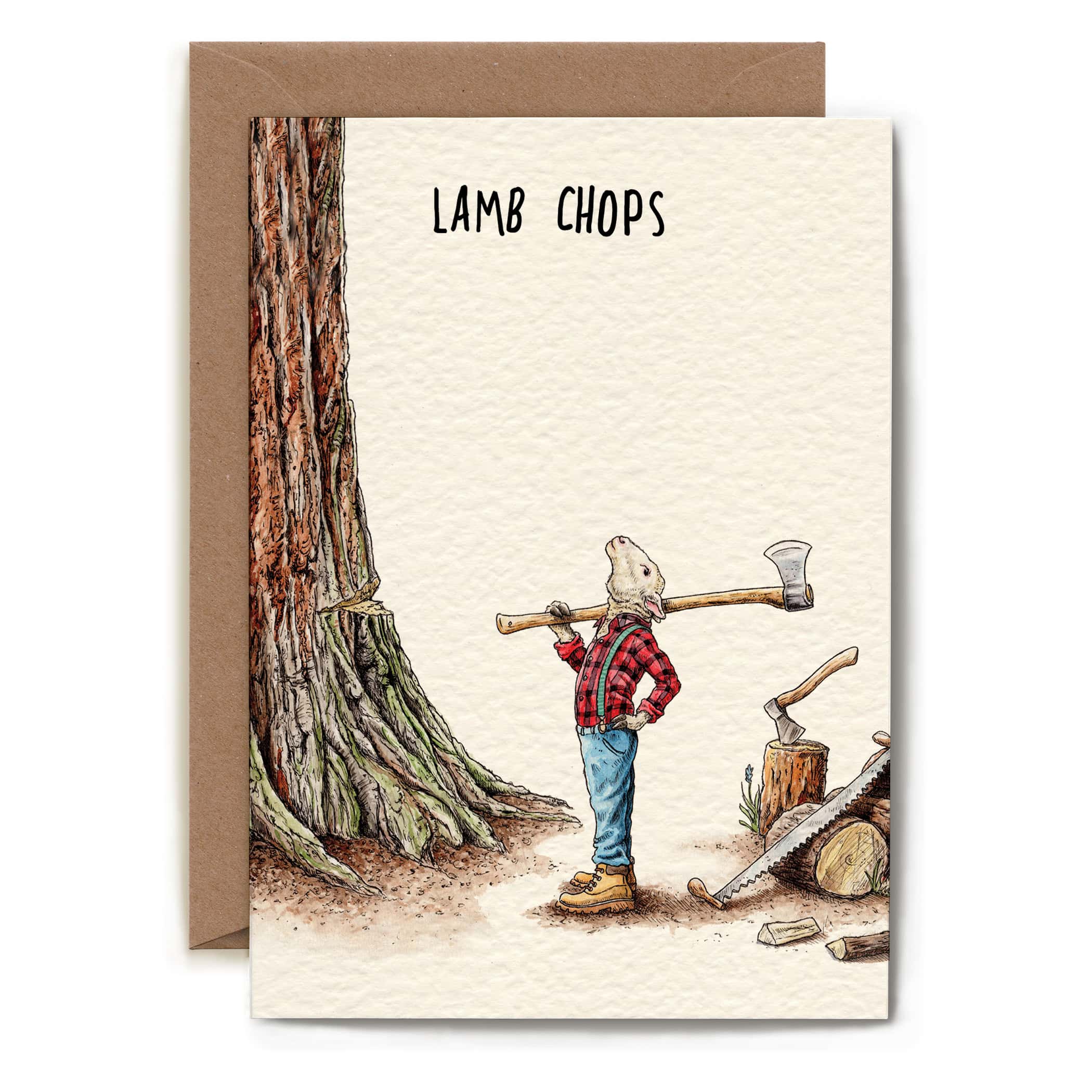 Lamb Chops Card