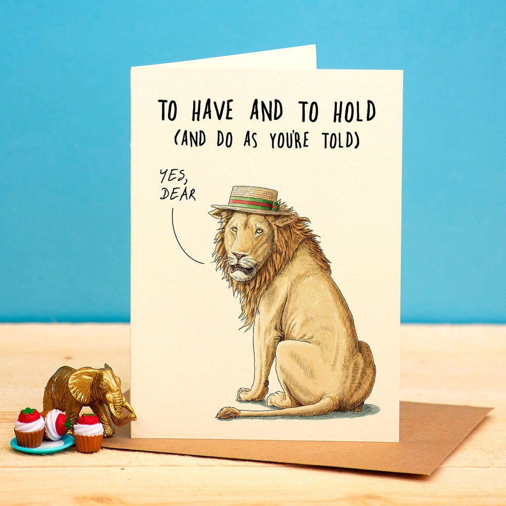 Lion Dear Card