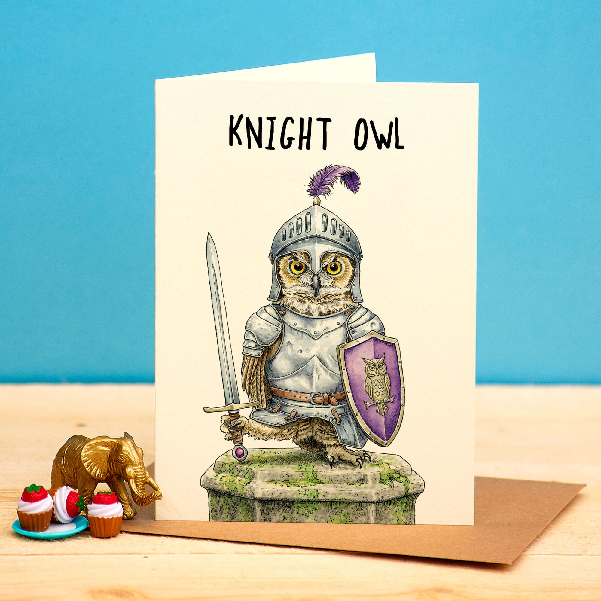 Knight Owl Card