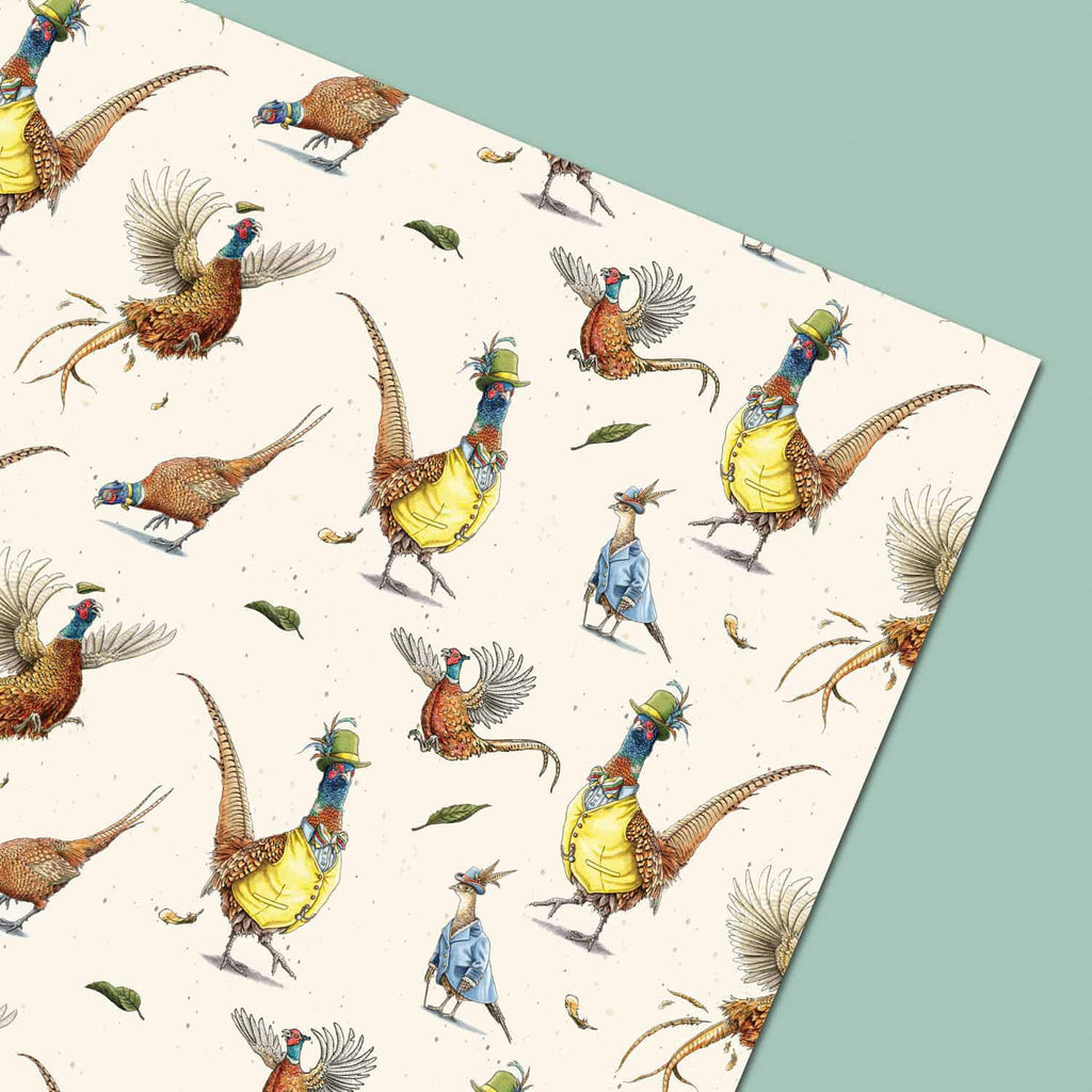 Pheasantly Wrapped Gift Wrap
