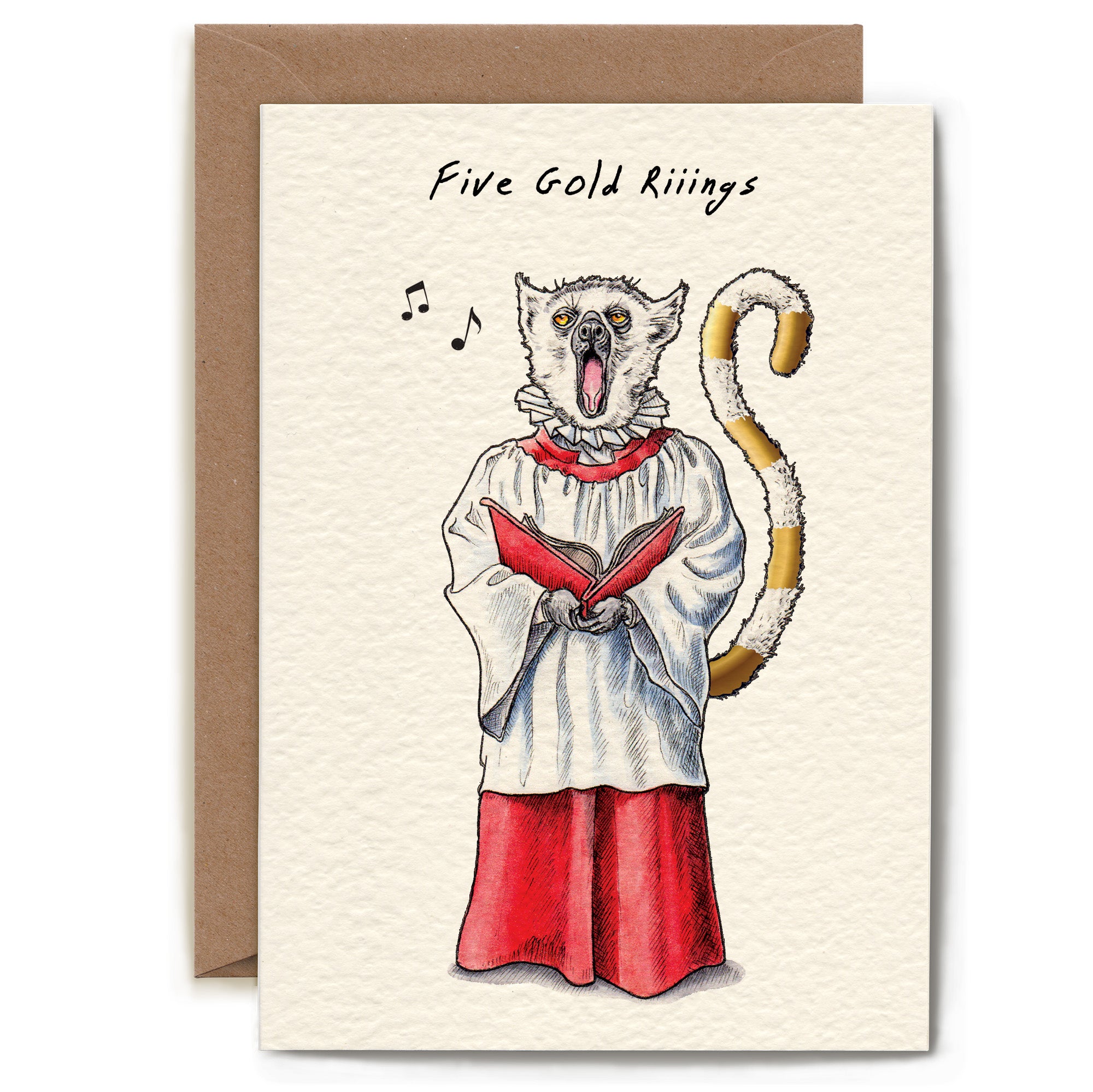 Five Gold Rings Card