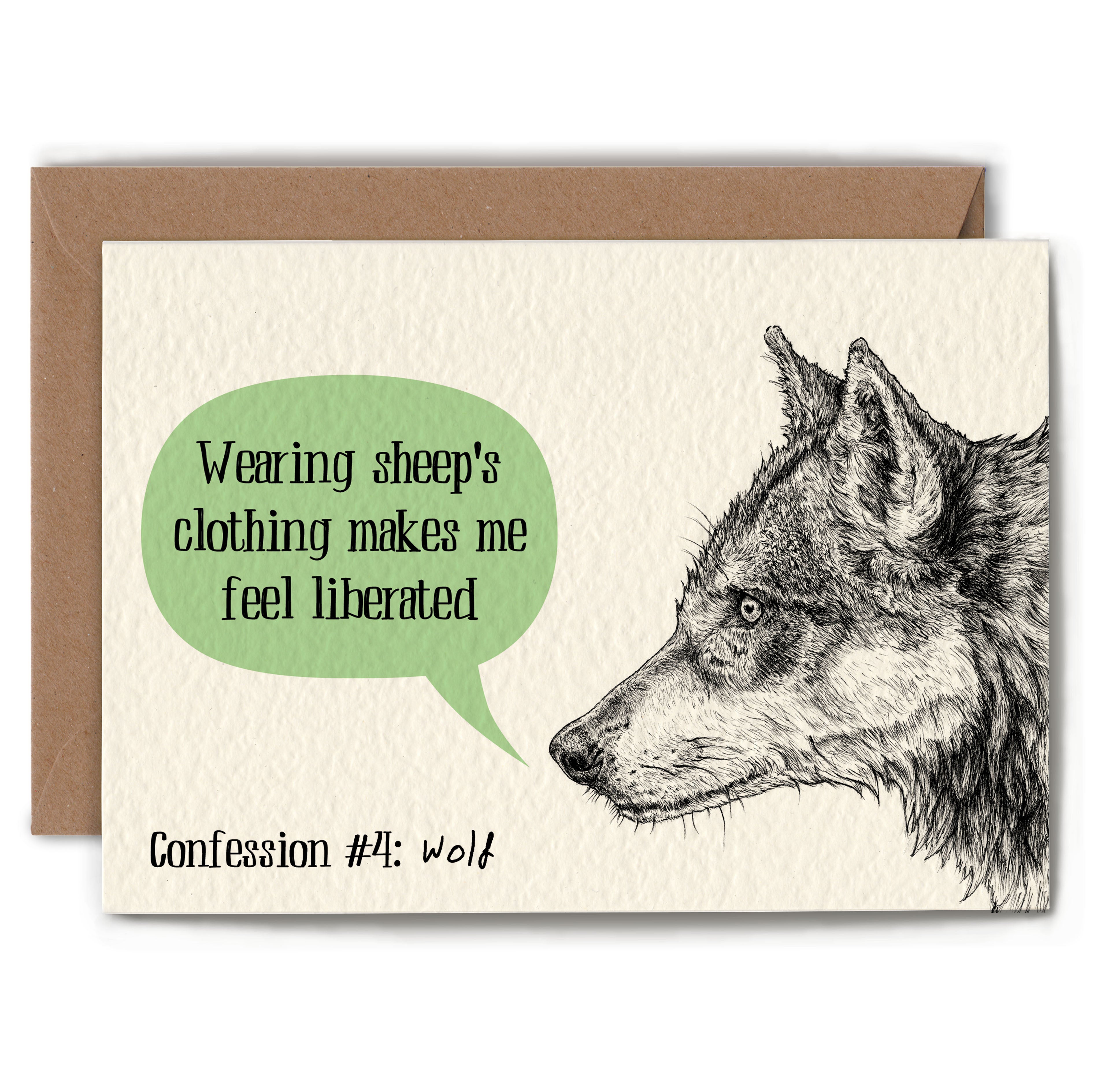 Wolf Confession Card