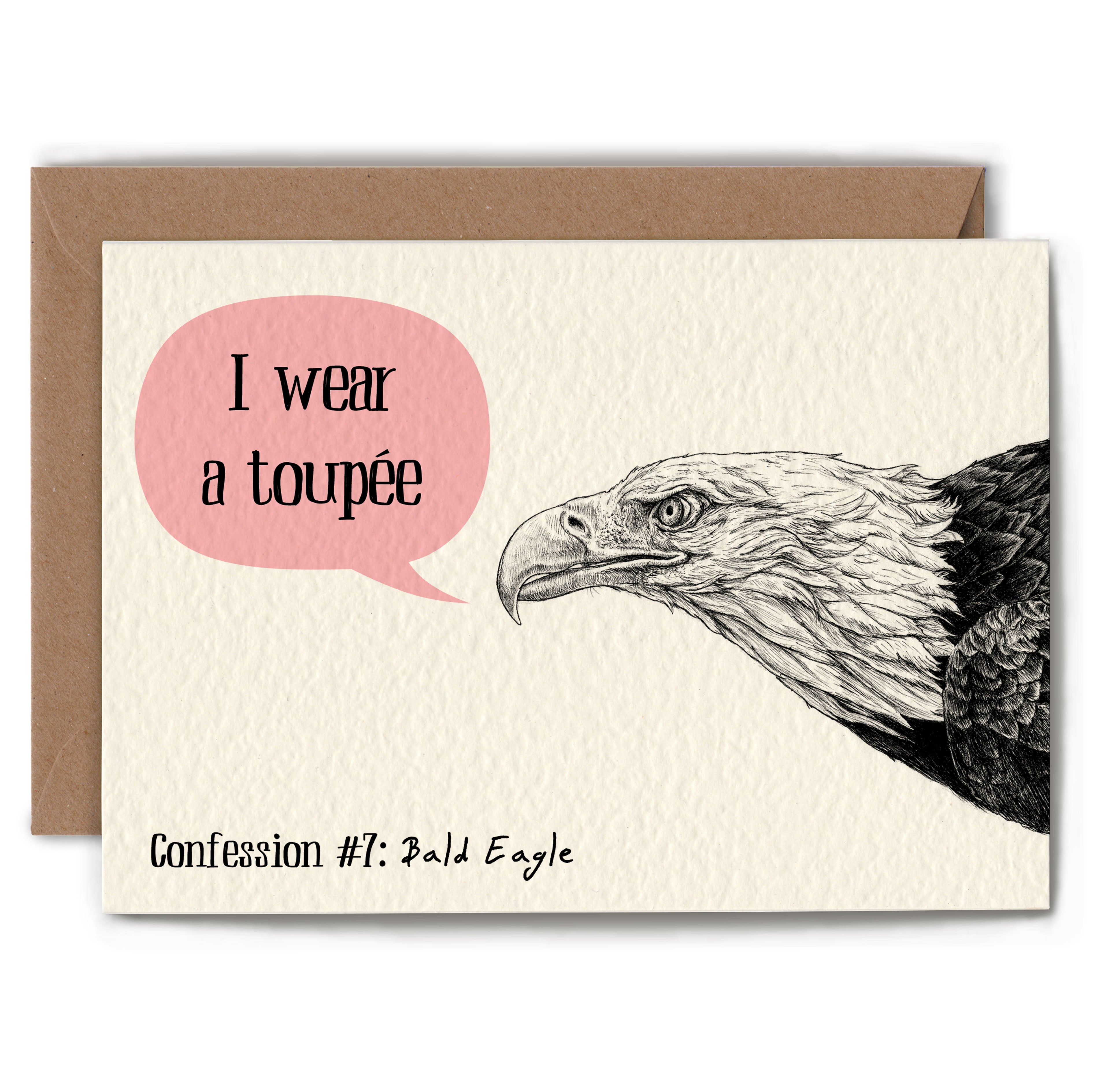 Bald Eagle Confession Card