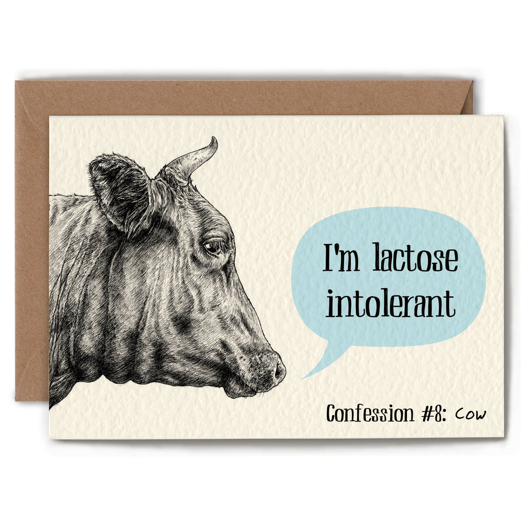 Cow Confession Card
