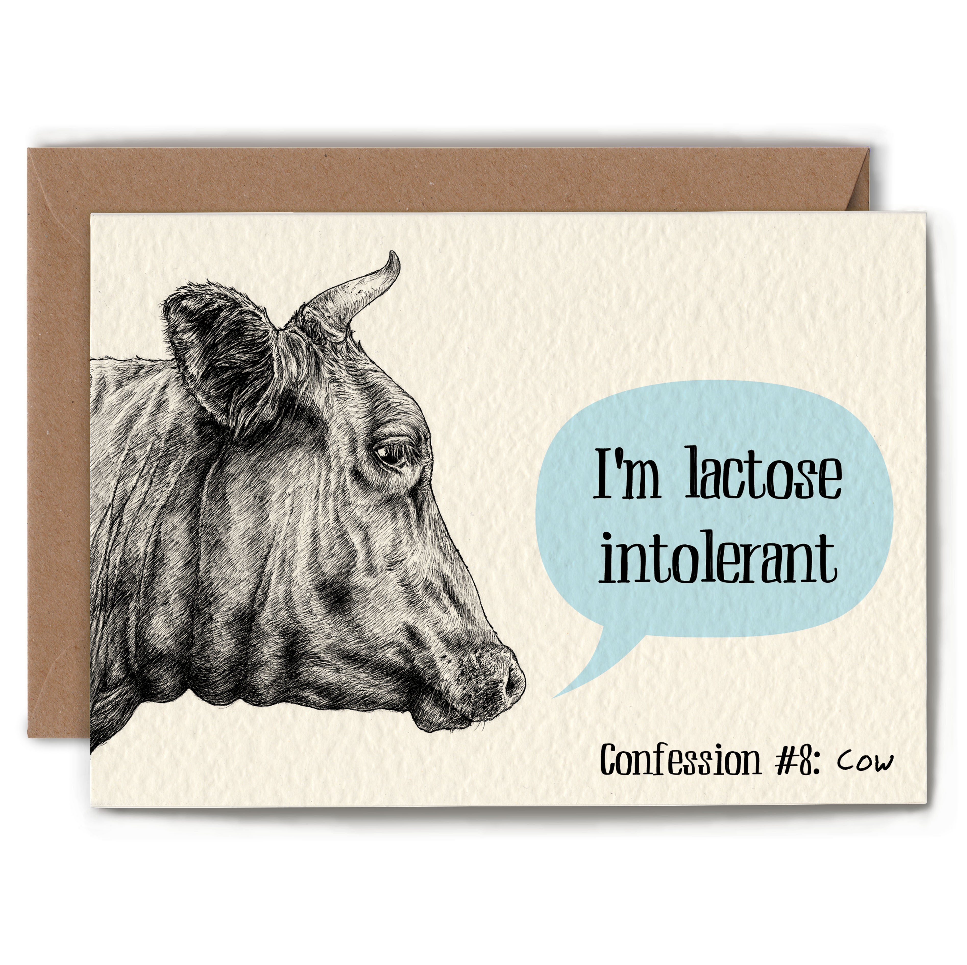 Cow Confession Card
