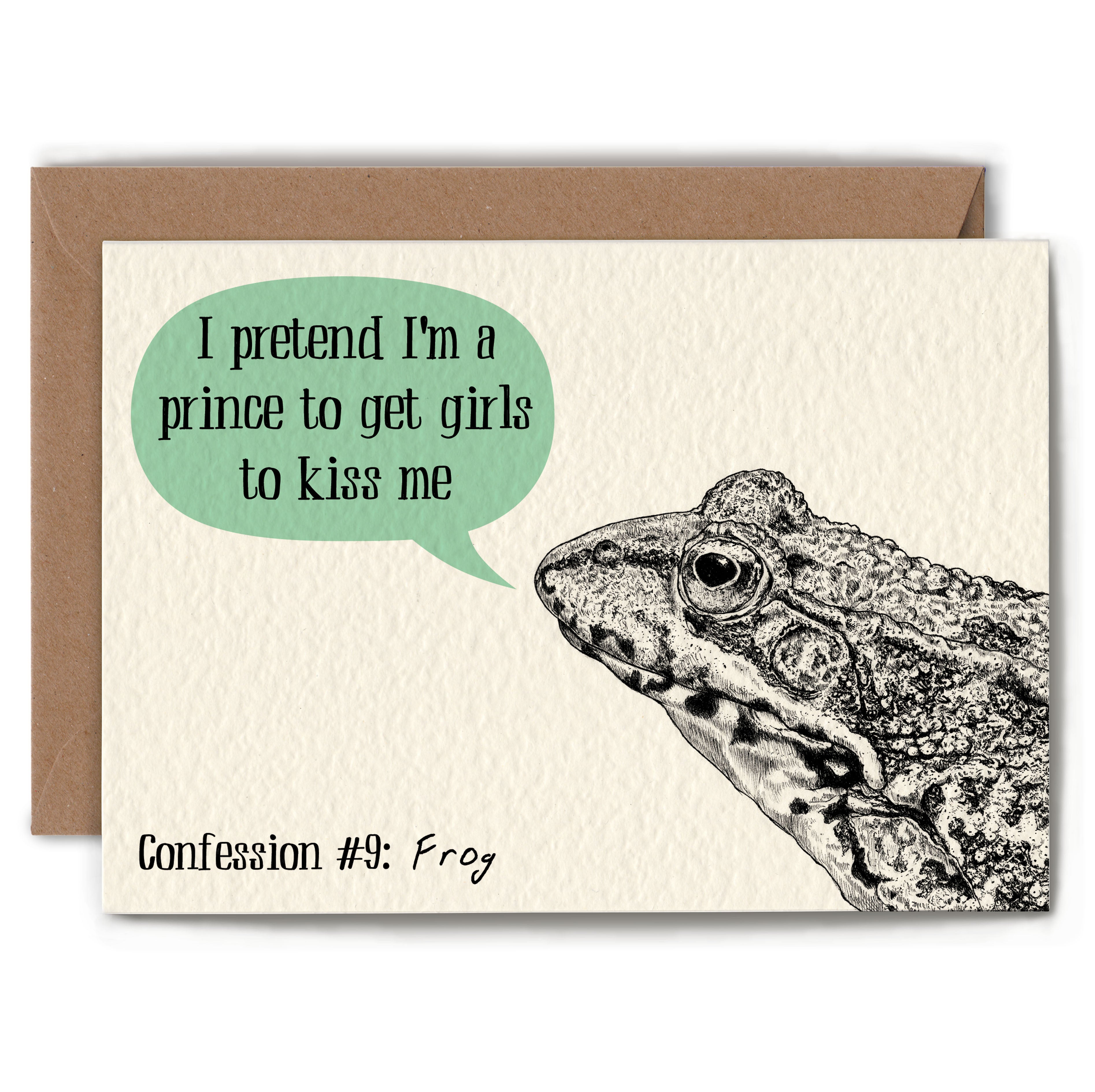 Frog Confession Card