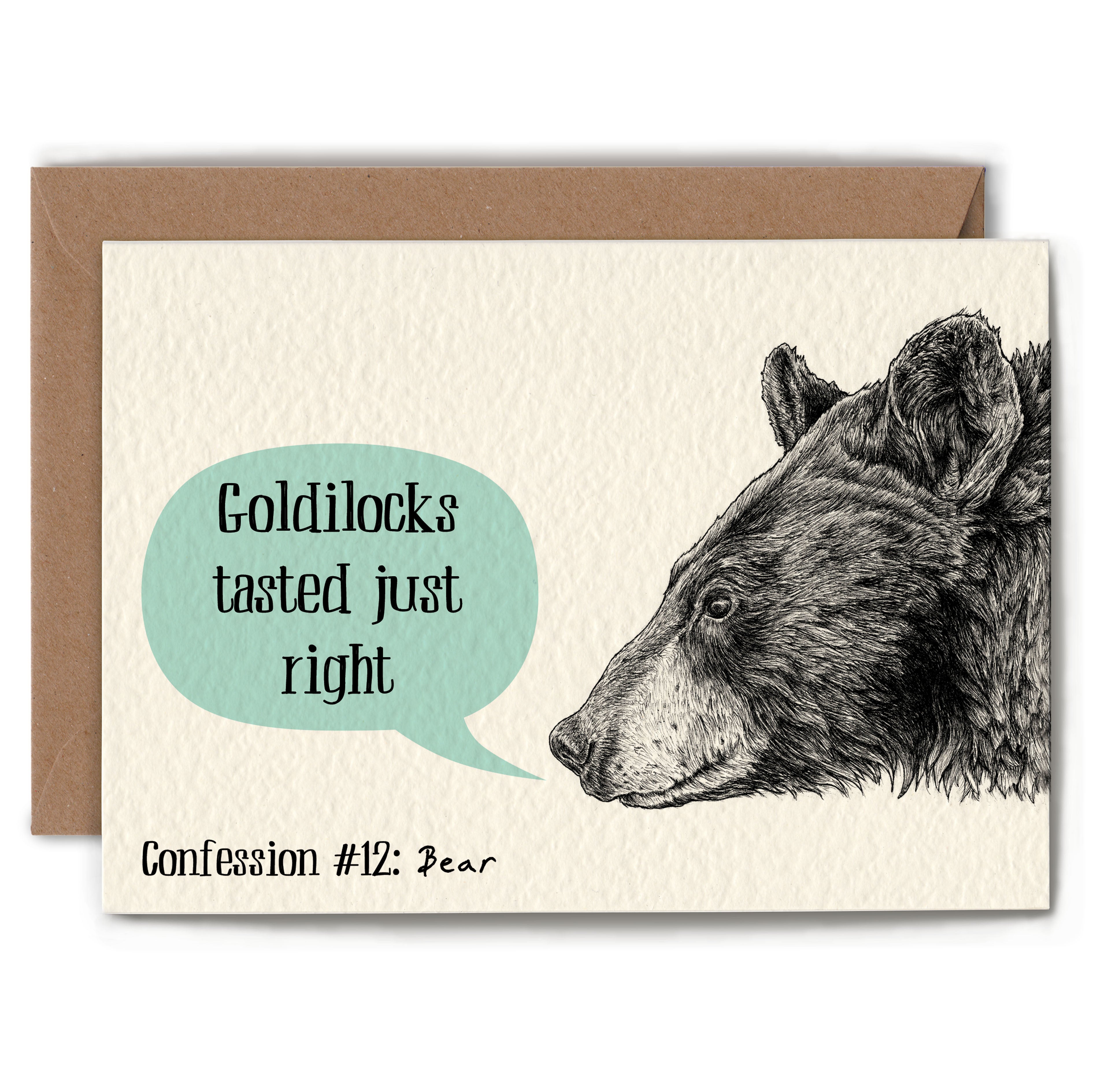 Bear Confession Card