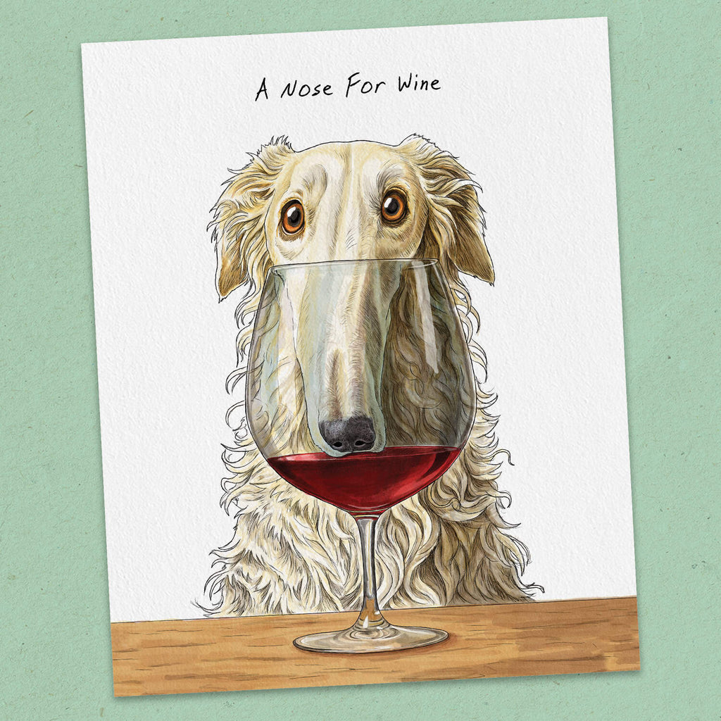 A Nose For Wine Print