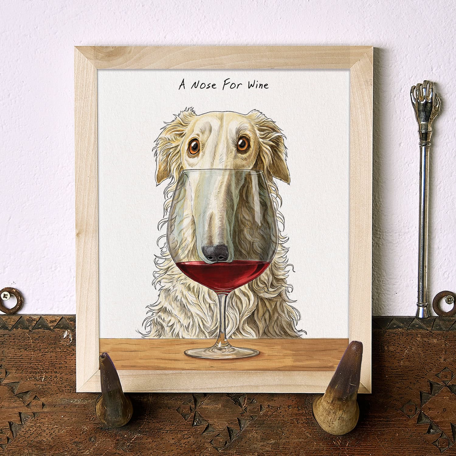 A Nose For Wine Print