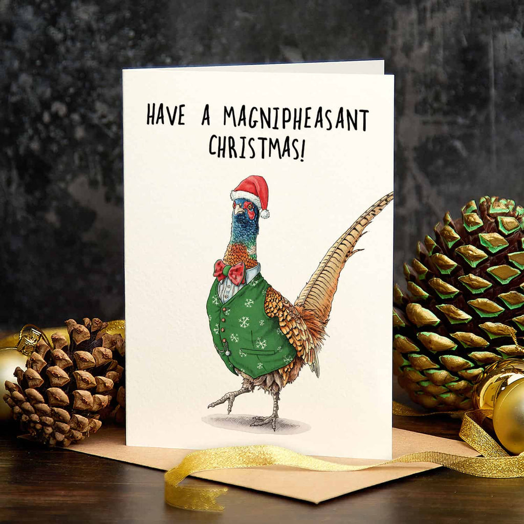 Magnipheasant Christmas Card